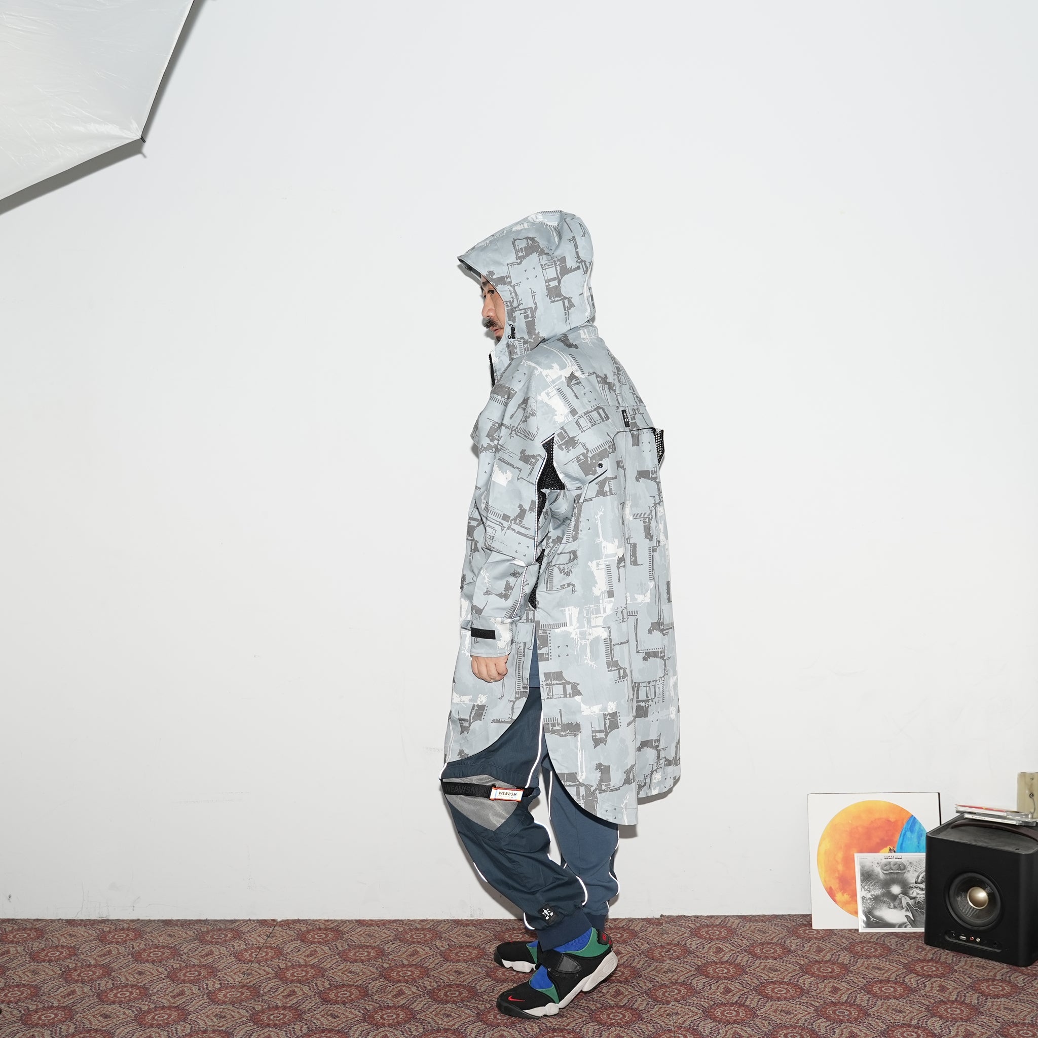 No:WDM16R0821A | Name:Mutation Signature Oversize Jacket | Color:Aqua【WEAVISM_ウィーヴィズム】【archive】