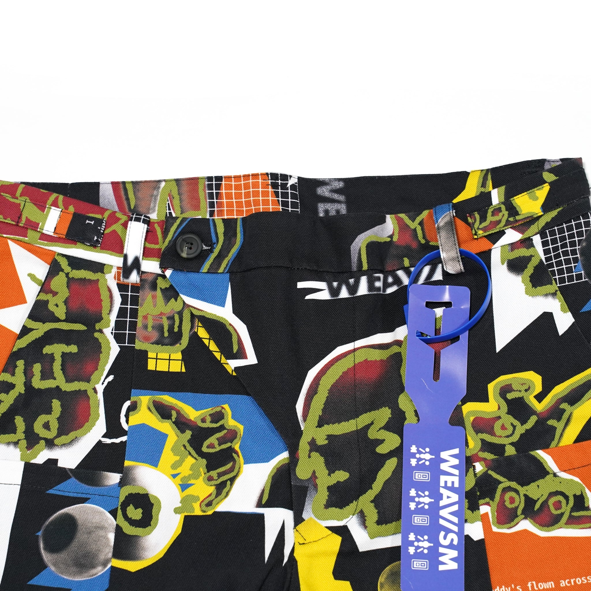No:WDM20R0812C | Name:Pants With Side Flaps And Large Patch Pockets | Color:Punkart | Size:M/L【WEAVISM_ウィーヴィズム】【archive】