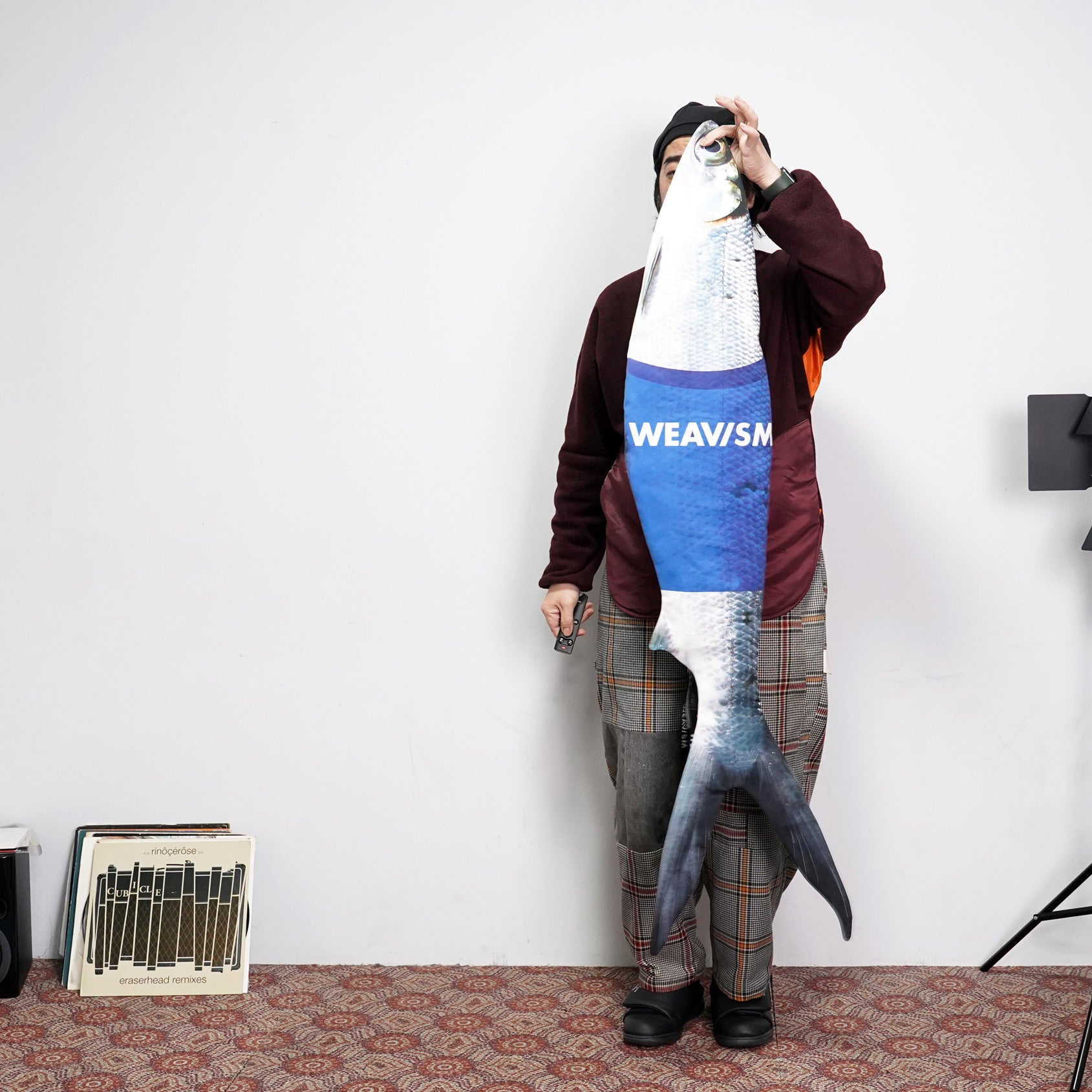 NO:WDAC0R0181A | Name:WHAT FISH Bag Big - Gray | 【WEAVISM】-WEAVISM-ADDICTION FUKUOKA