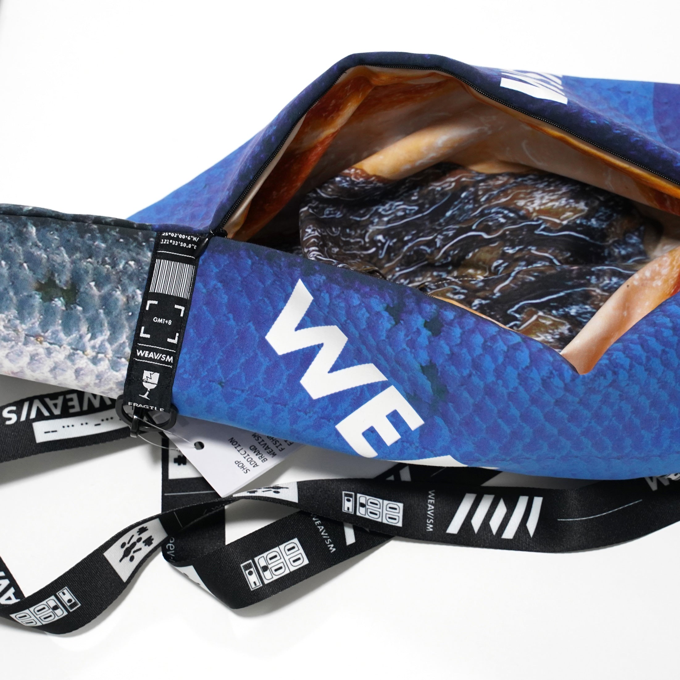 NO:WDAC0R0181A | Name:WHAT FISH Bag Big - Gray | 【WEAVISM】-WEAVISM-ADDICTION FUKUOKA