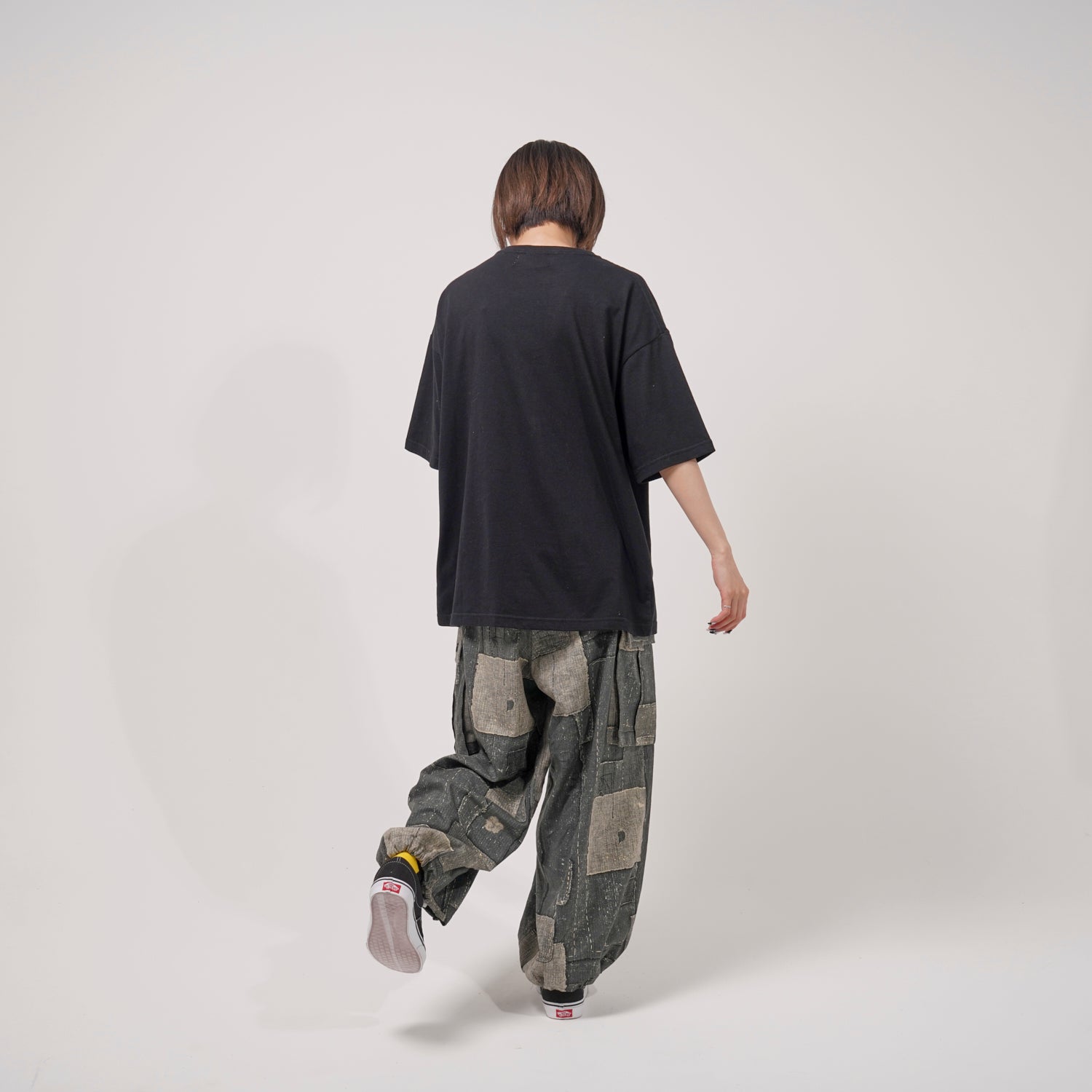 Balloon Wide Cargo Pants (DENIM PATCHWORK) – DENIM PATCHWORK | Size:Free | EFFECTEN