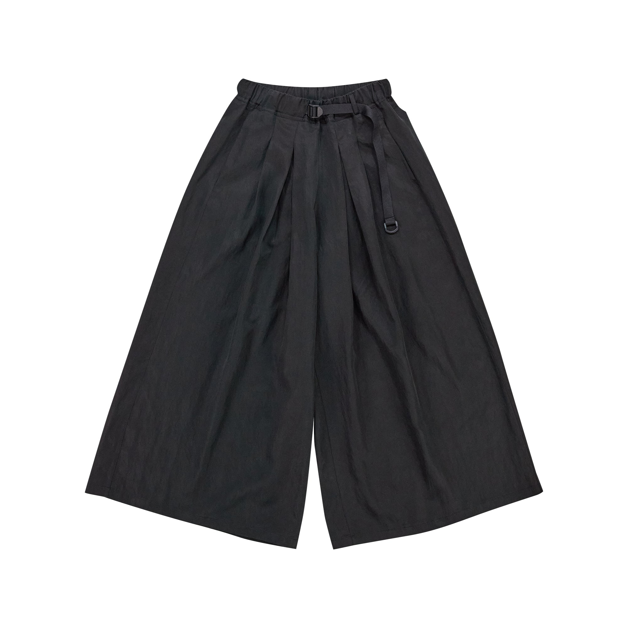 関税/送料込み【11Degrees】ポリパンツ ブラック bottoms-02274 ワイド カーゴパンツ エクリュ ブラック | L