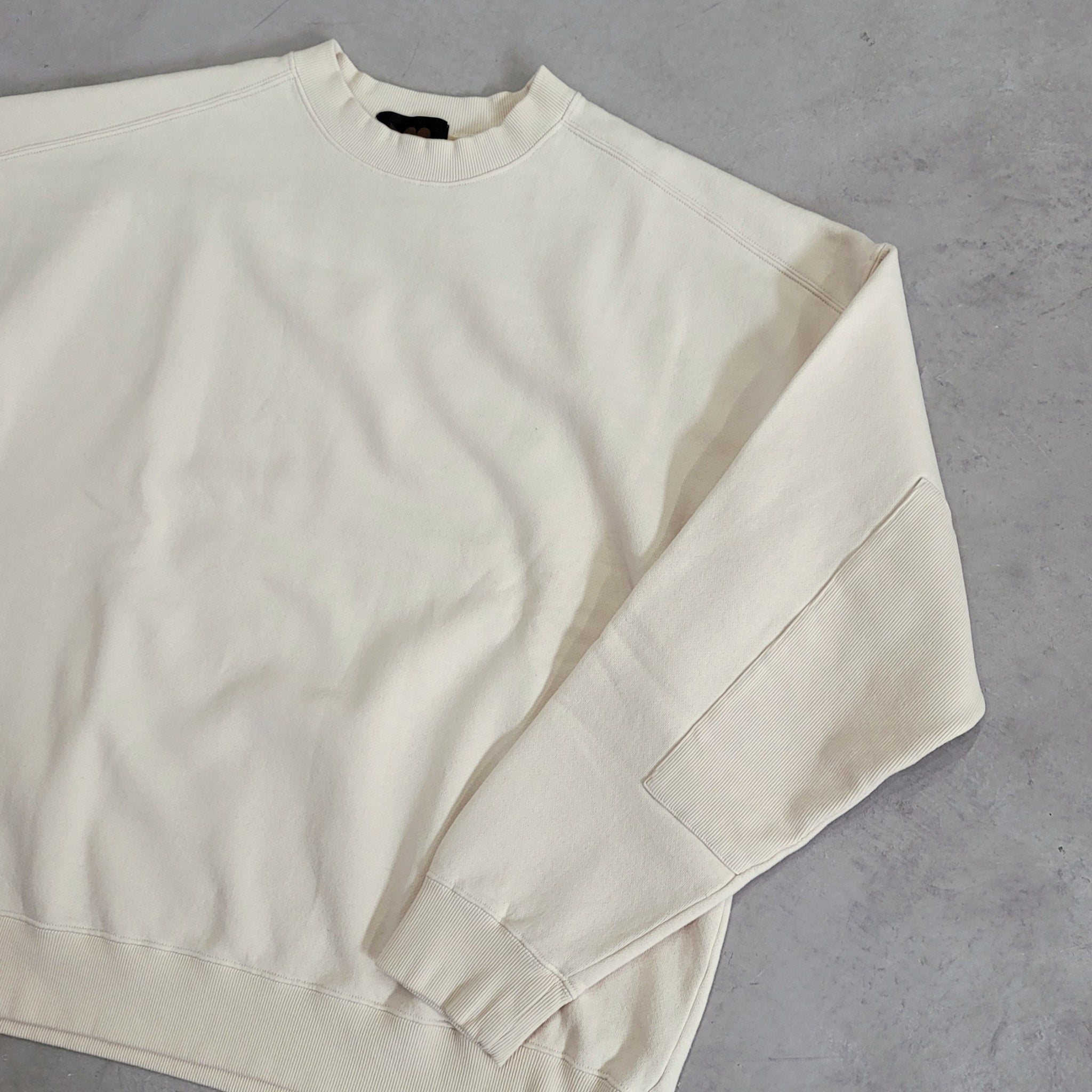 No:VOO-1192_IVORY | Name:ELVOO PATCH CREW | Color:Ivory【VOO_ヴォー】【入荷予定アイテム・入荷連絡可能】