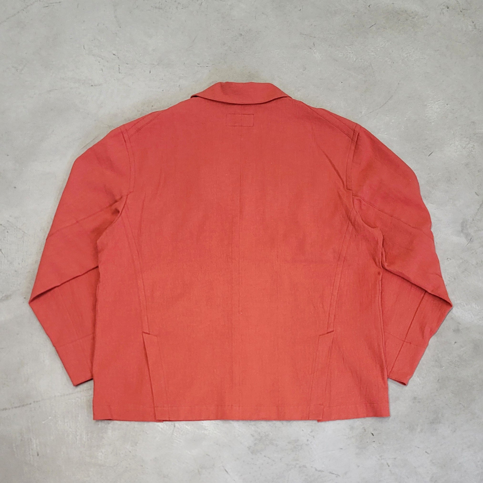 VOO-1222_Soft Red | LINEN 2B JKT | Color:Soft Red【VOO_ヴォー】【入荷予定アイテム・入荷連絡可能】