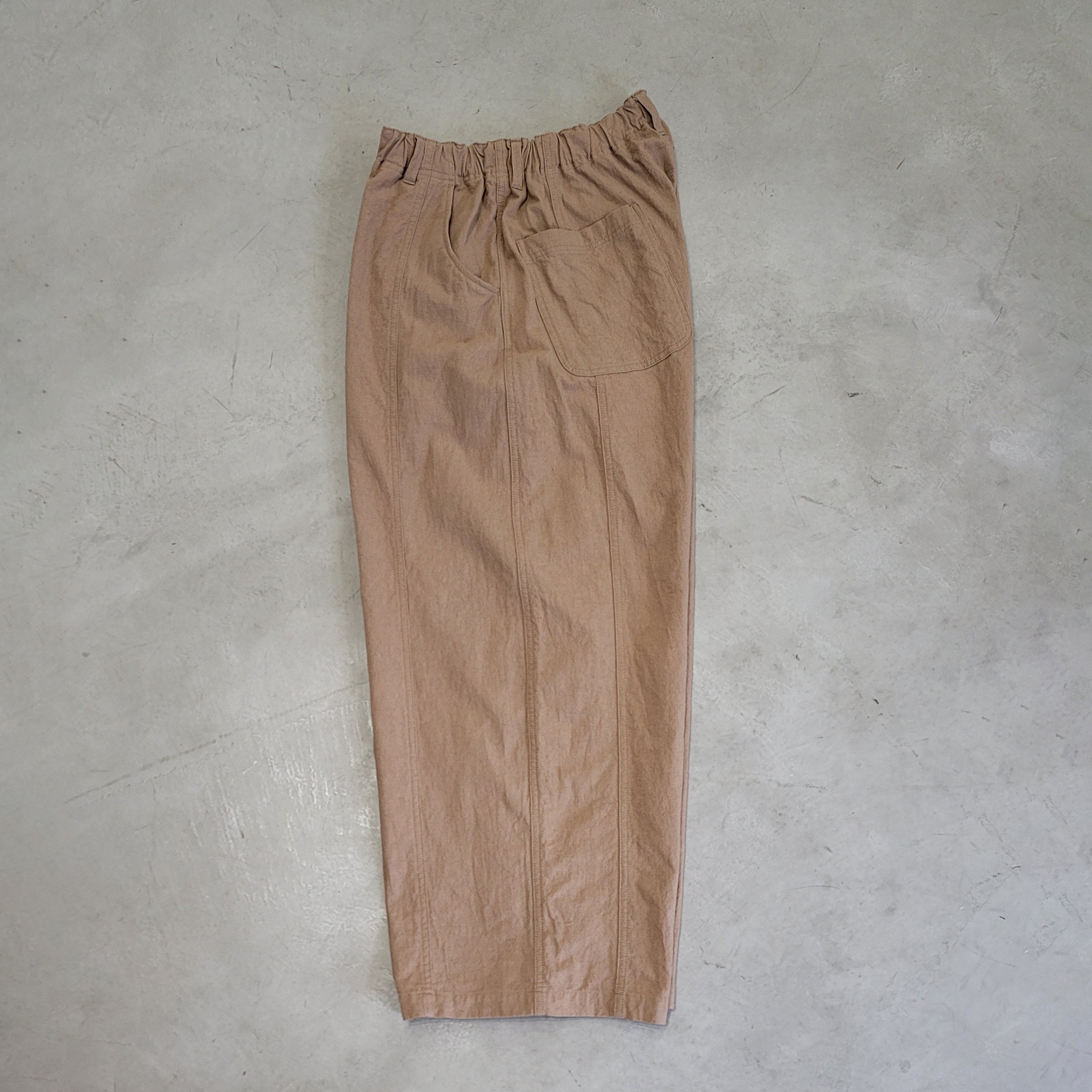 VOO-1223_Camel | LINEN BALLOON EZ | Color:Camel【VOO_ヴォー】【入荷予定アイテム・入荷連絡可能】