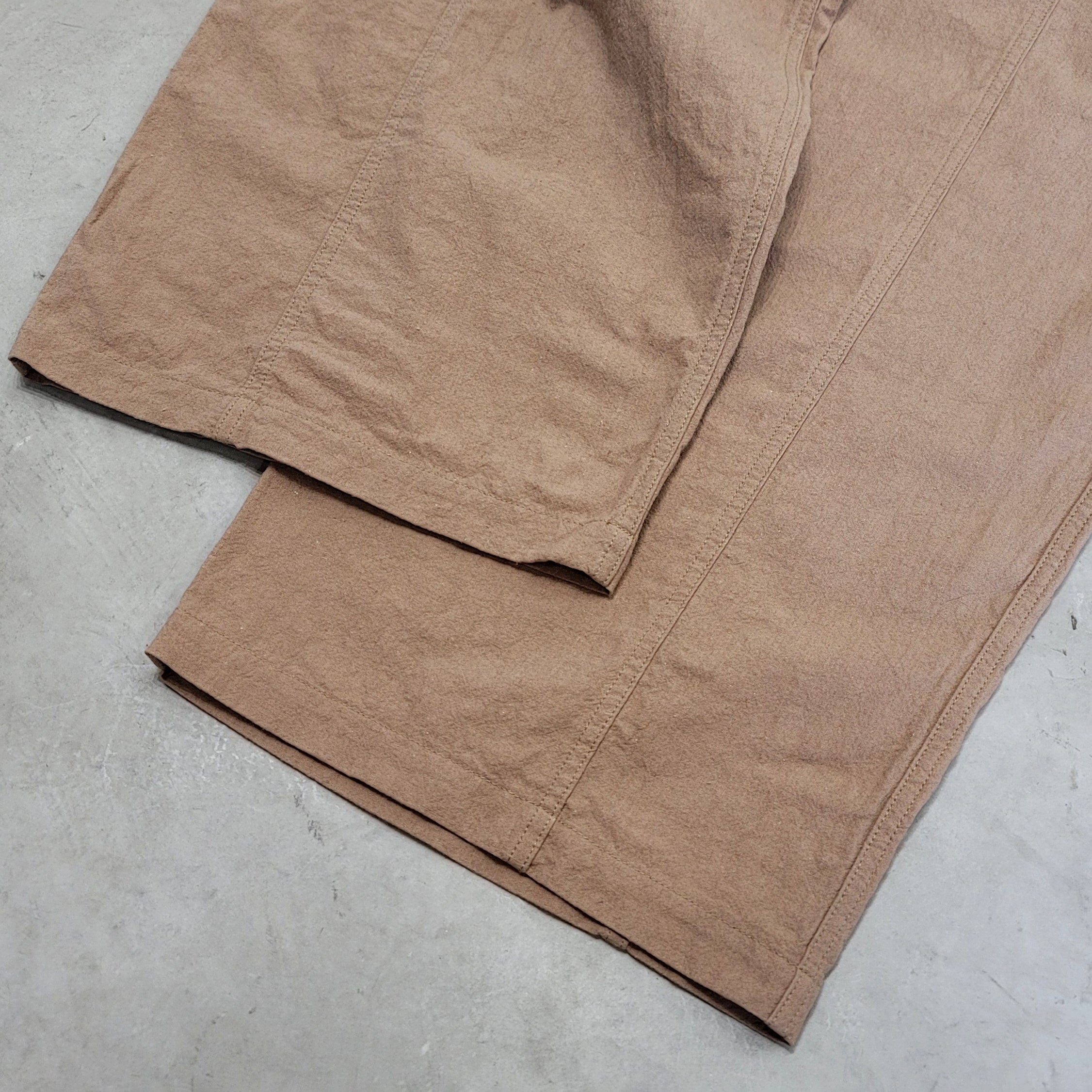 VOO-1223_Camel | LINEN BALLOON EZ | Color:Camel【VOO_ヴォー】【入荷予定アイテム・入荷連絡可能】