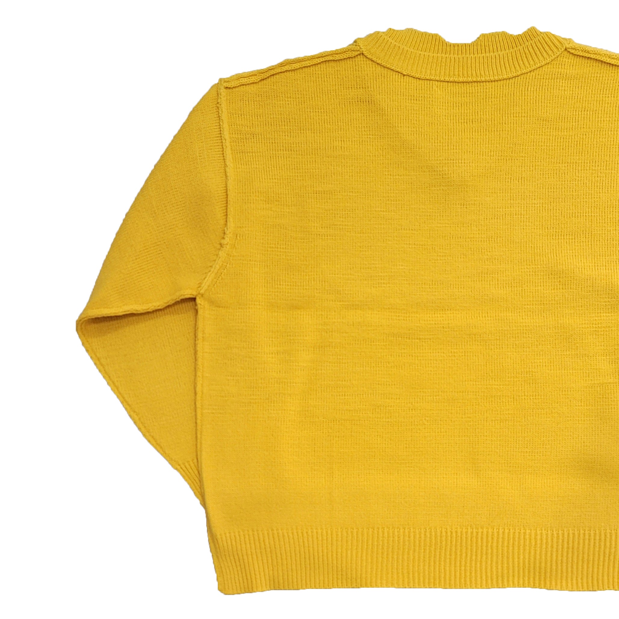 TRICKY V DAMAGED KNIT | Color_Yellow | No_voo-1240_yellow【VOO_ヴォー】【入荷予定アイテム・入荷連絡可能】