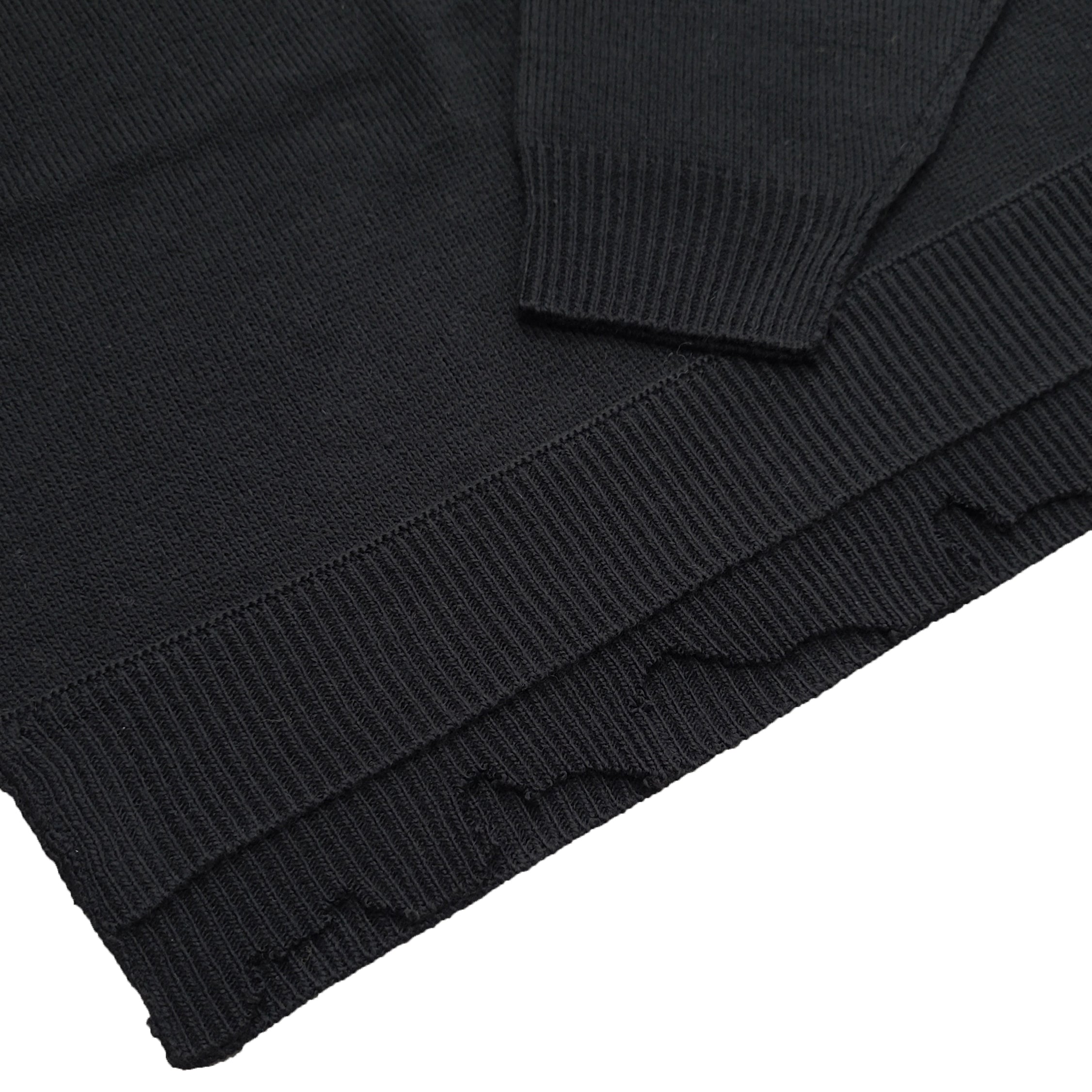 TRICKY V DAMAGED KNIT | Color_Black | No_voo-1240_black【VOO_ヴォー】【入荷予定アイテム・入荷連絡可能】