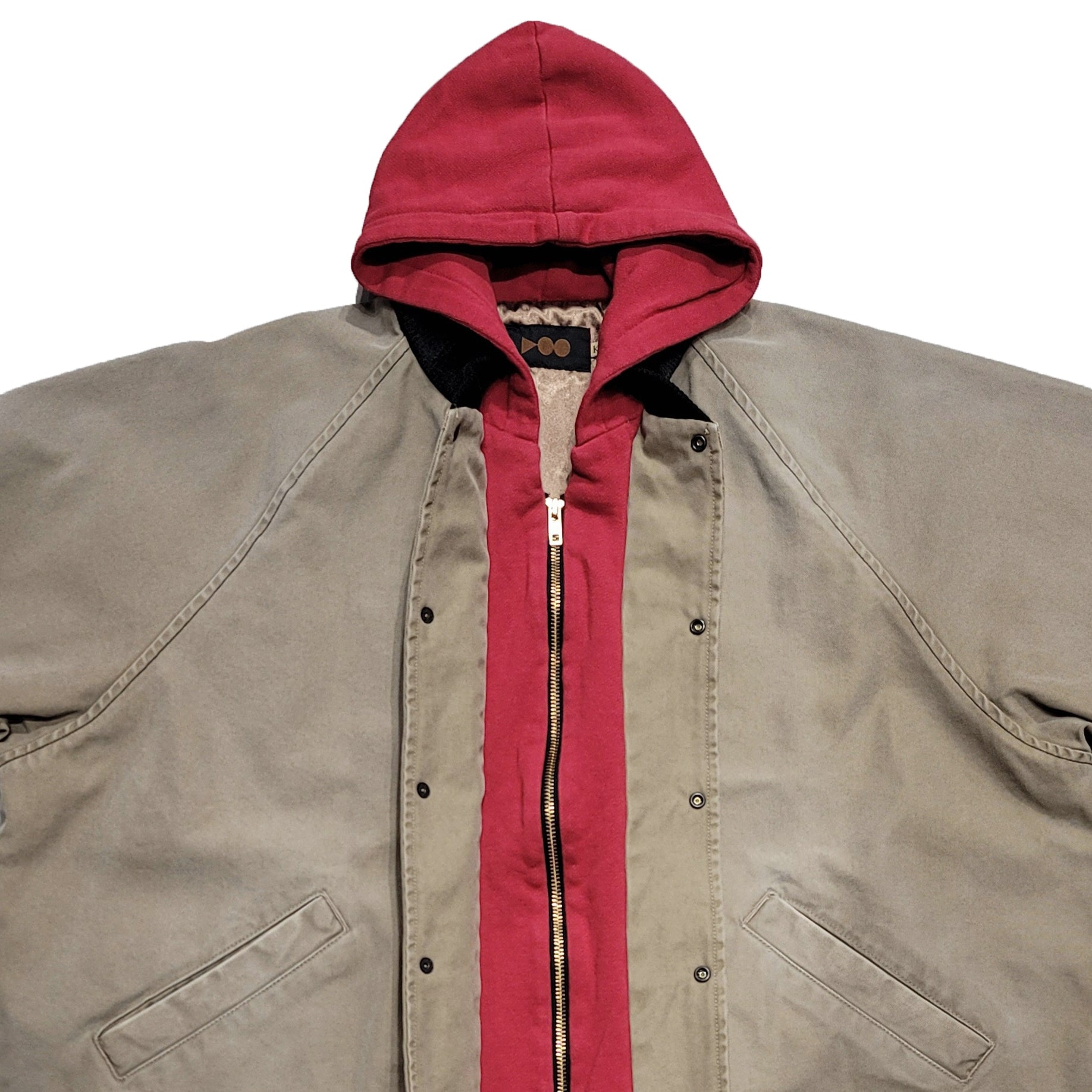 TRICKY DUCK JACKET | Color_Sand | No_voo-1248_sand【VOO_ヴォー】【入荷予定アイテム・入荷連絡可能】