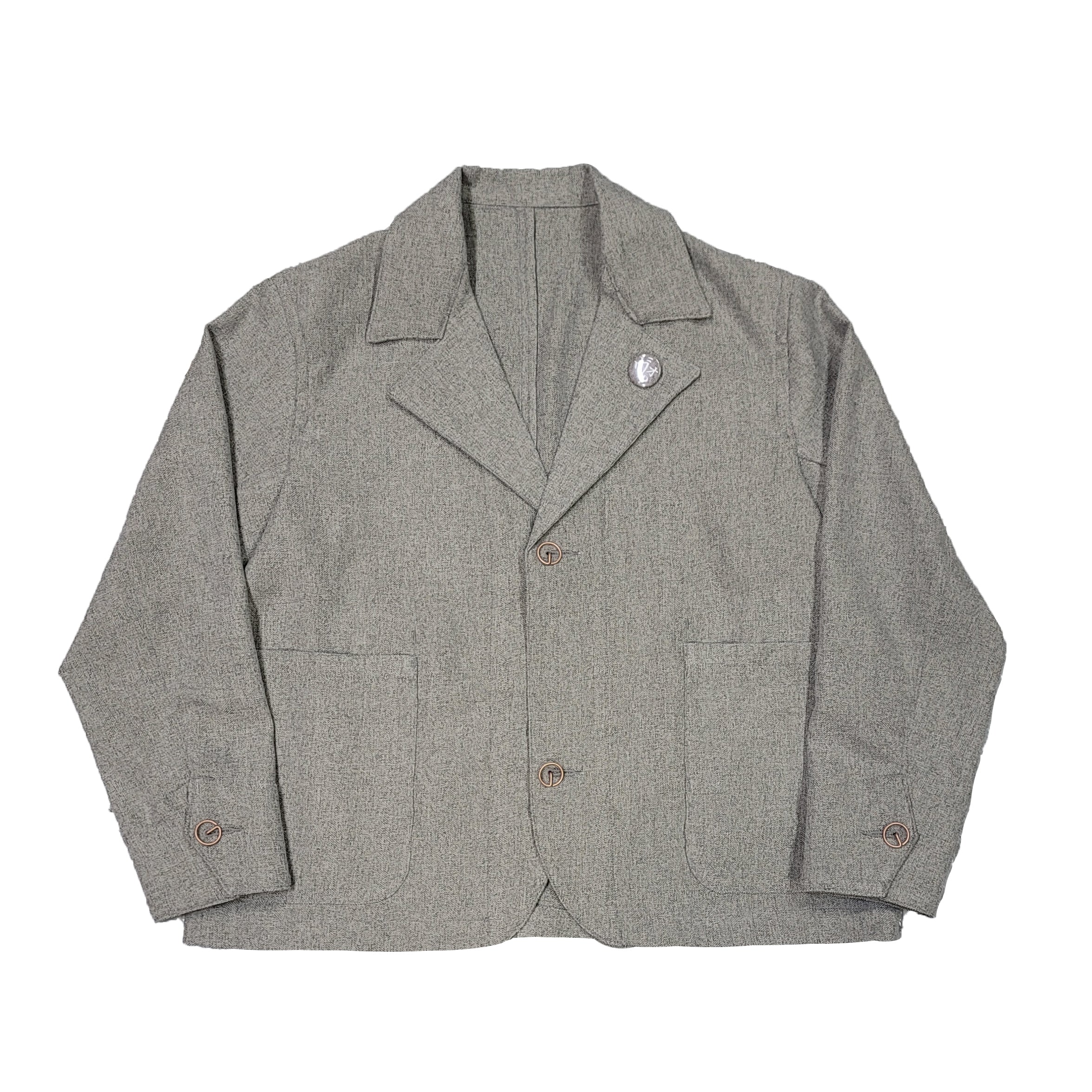 NO 2B JACKET | Color_Gray | No_VOO-1265_Gray【VOO_ヴォー】【入荷予定アイテム・入荷連絡可能】