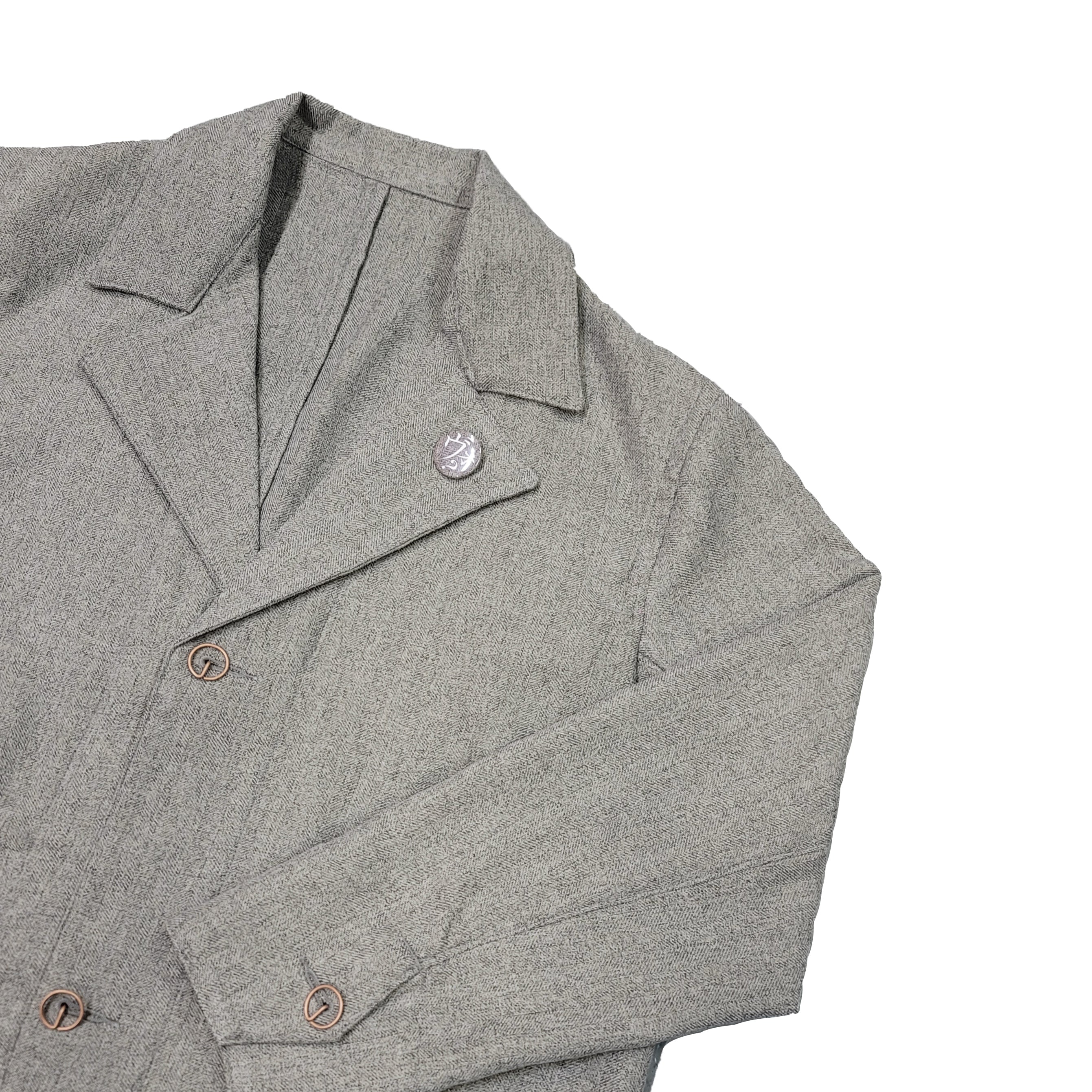 NO 2B JACKET | Color_Gray | No_VOO-1265_Gray【VOO_ヴォー】【入荷予定アイテム・入荷連絡可能】