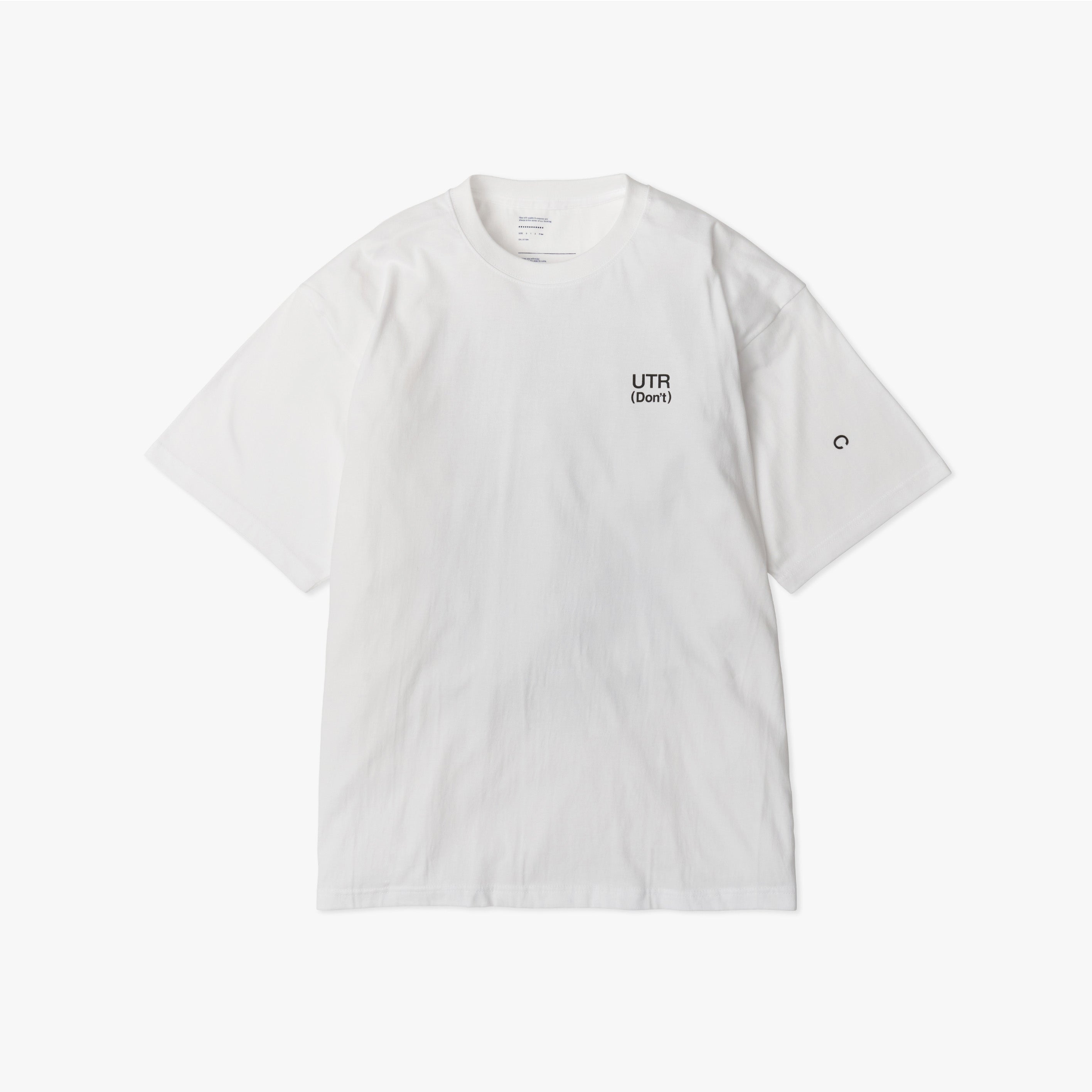 _177_White | Tee S/S_3 | Color:White【UNTRACE_アントレース】