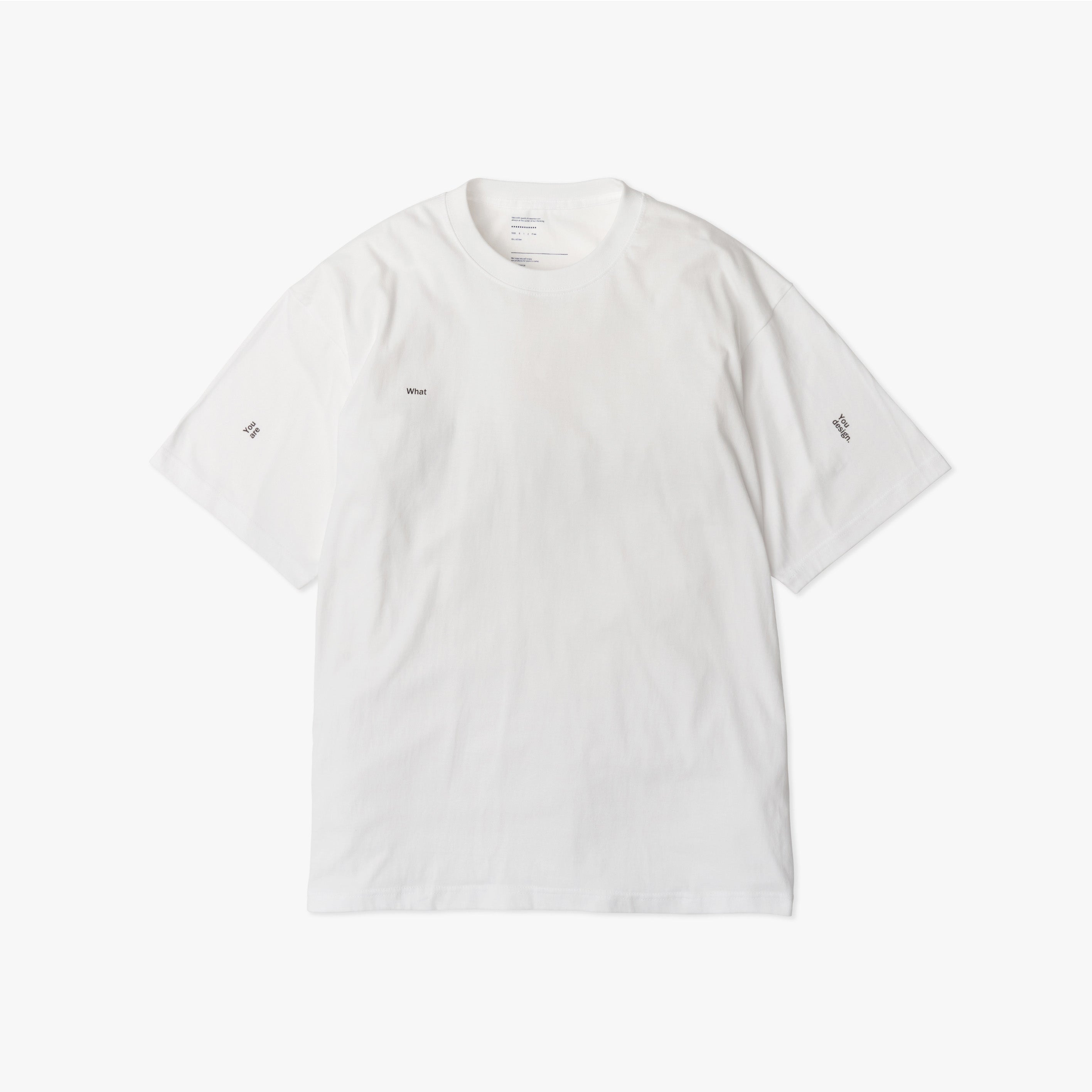 _178_White | Tee S/S_4 | Color:White【UNTRACE_アントレース】