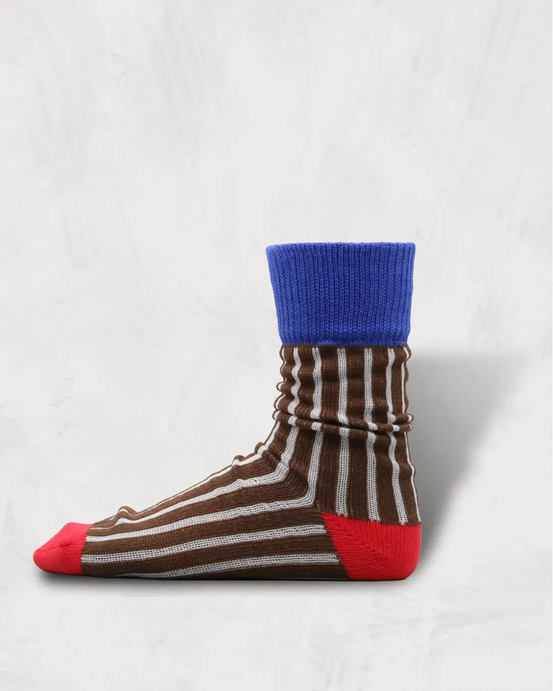 Cotton Needle-Out Socks | Stripes – 4 Colors | DECKA QUALITY SOCKS | SHOWATABÉ【ネコポス選択可能】