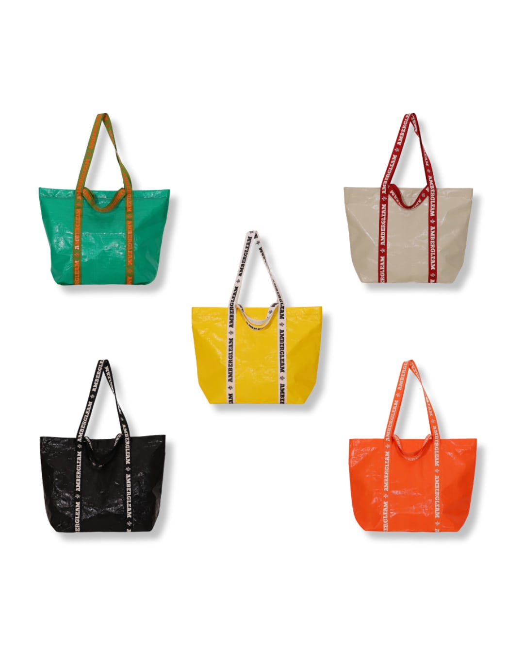 Market Big Bag | Color:ブラック / ホワイトムスク / イエロー / グラスグリーン / オレンジ【AMBERGLEAM_アンバーグリーム】|