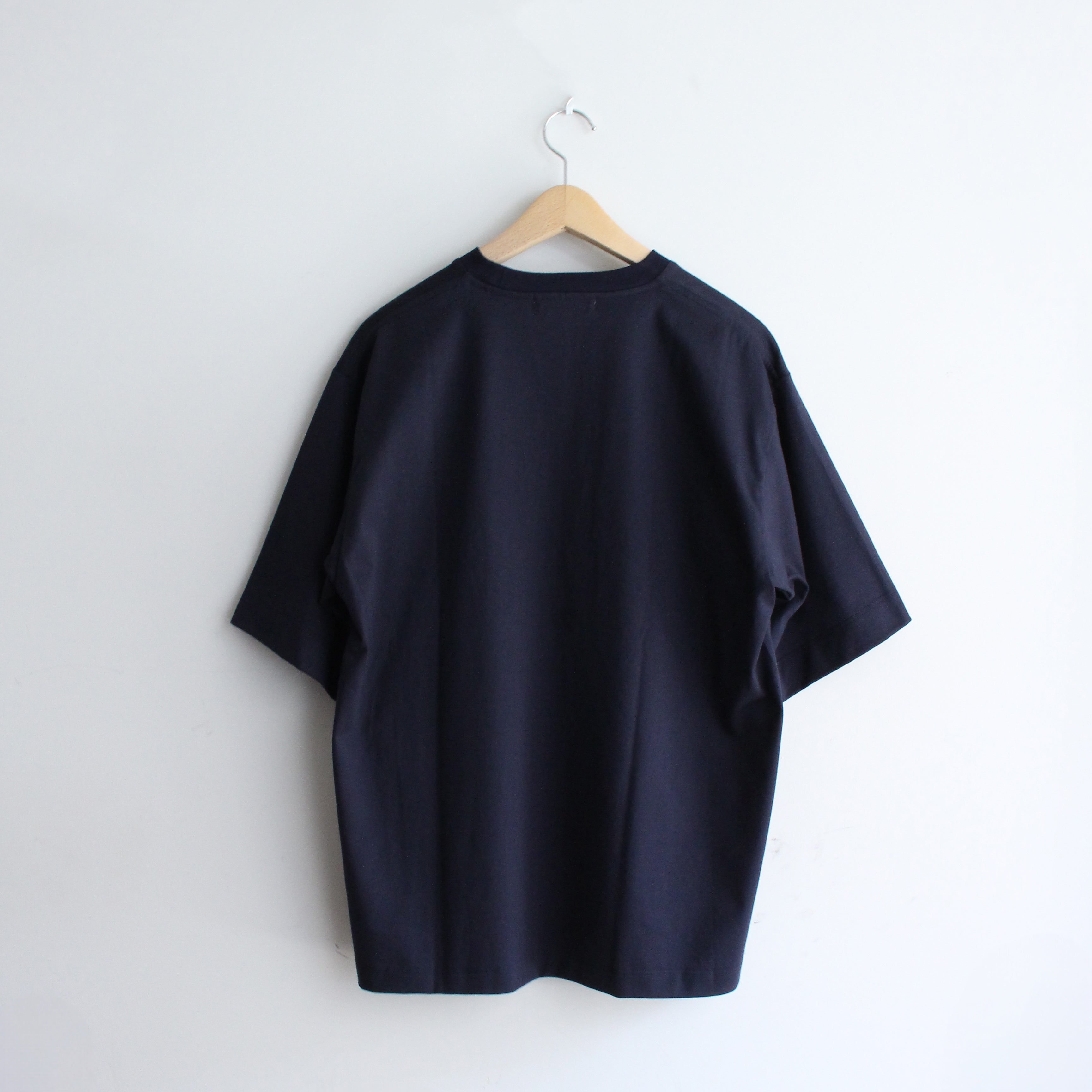 HCPN-02_Navy | AMERICAN CREW NECK PKT T-SHIRT-BALANCIRCULAR | Color:Navy【CATTA SHIRTS_カッタ シャツ】【入荷予定アイテム・入荷連絡可能】