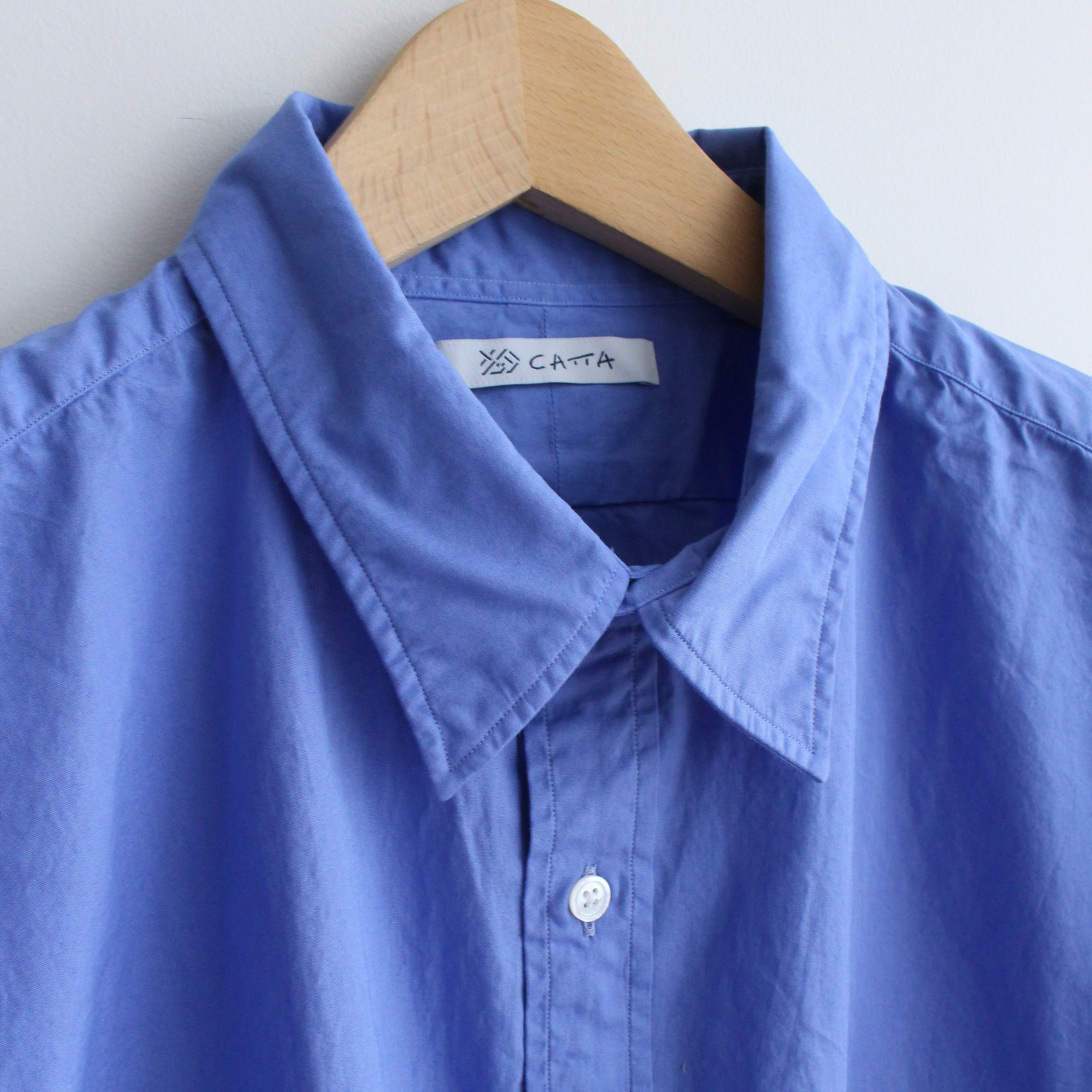 RGW-01_Blue | REGULAR WIDE SHIRT-BROAD | Color:Blue【CATTA SHIRTS_カッタ シャツ】【入荷予定アイテム・入荷連絡可能】