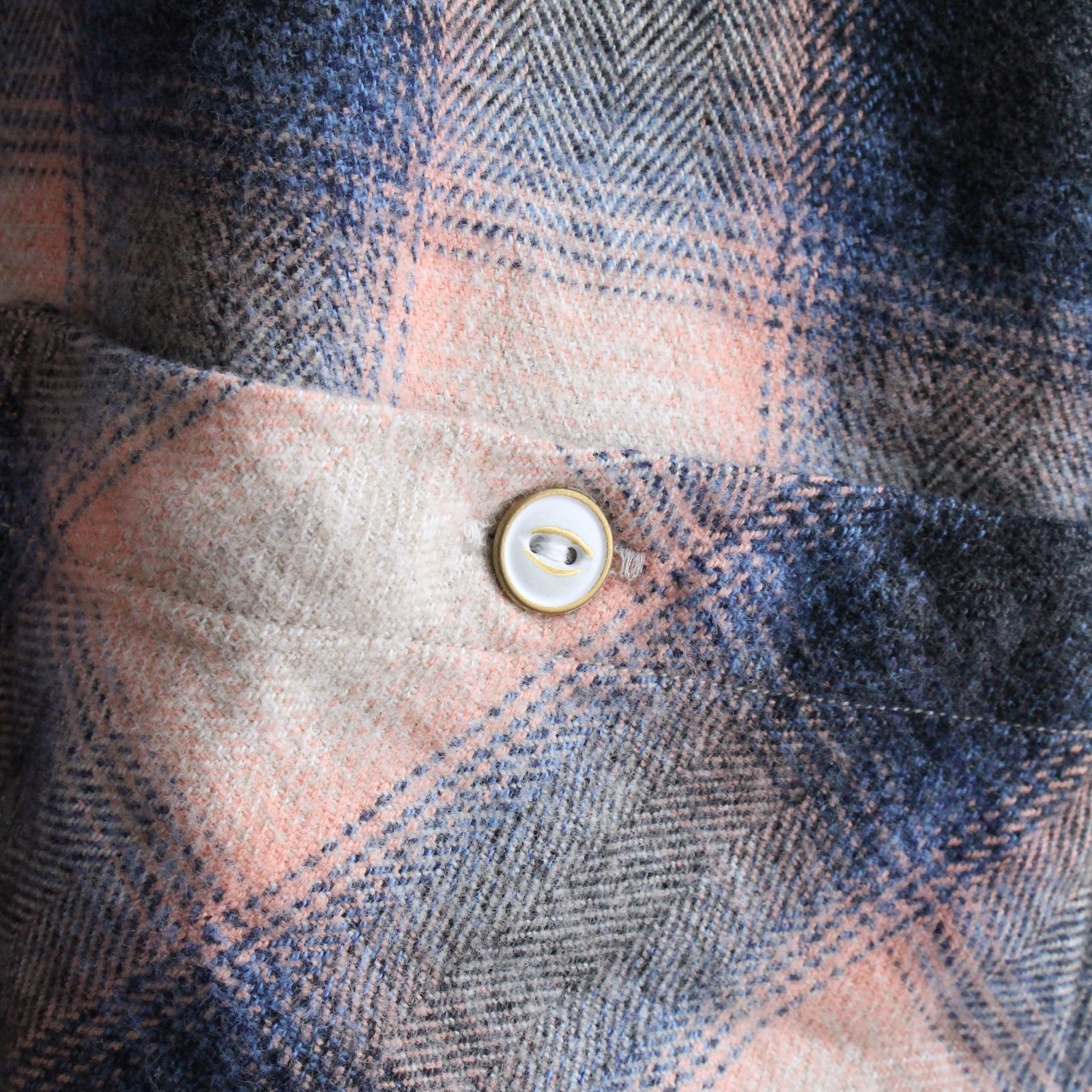 W POCKET SHIRT-OMBRE CHECK | Color_Pink | No_wp-03_pink【CATTA_カッタ】【入荷予定アイテム・入荷連絡可能】
