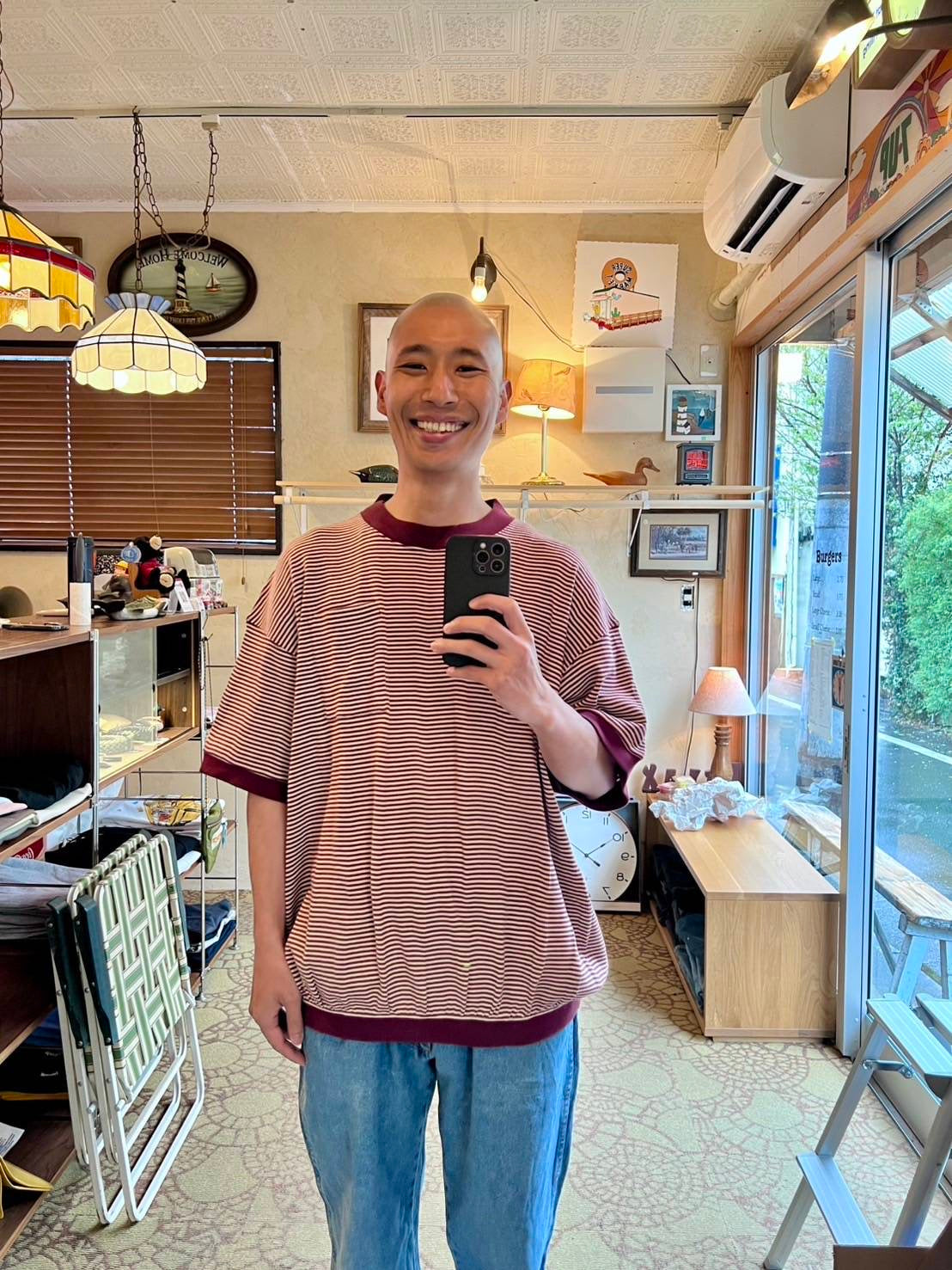 RELAX FIT №127　[ Miller × Relaxfit Panel Rib Border tshirt] | Col_マロンボーダー【RELAX FIT_リラックスフィット】