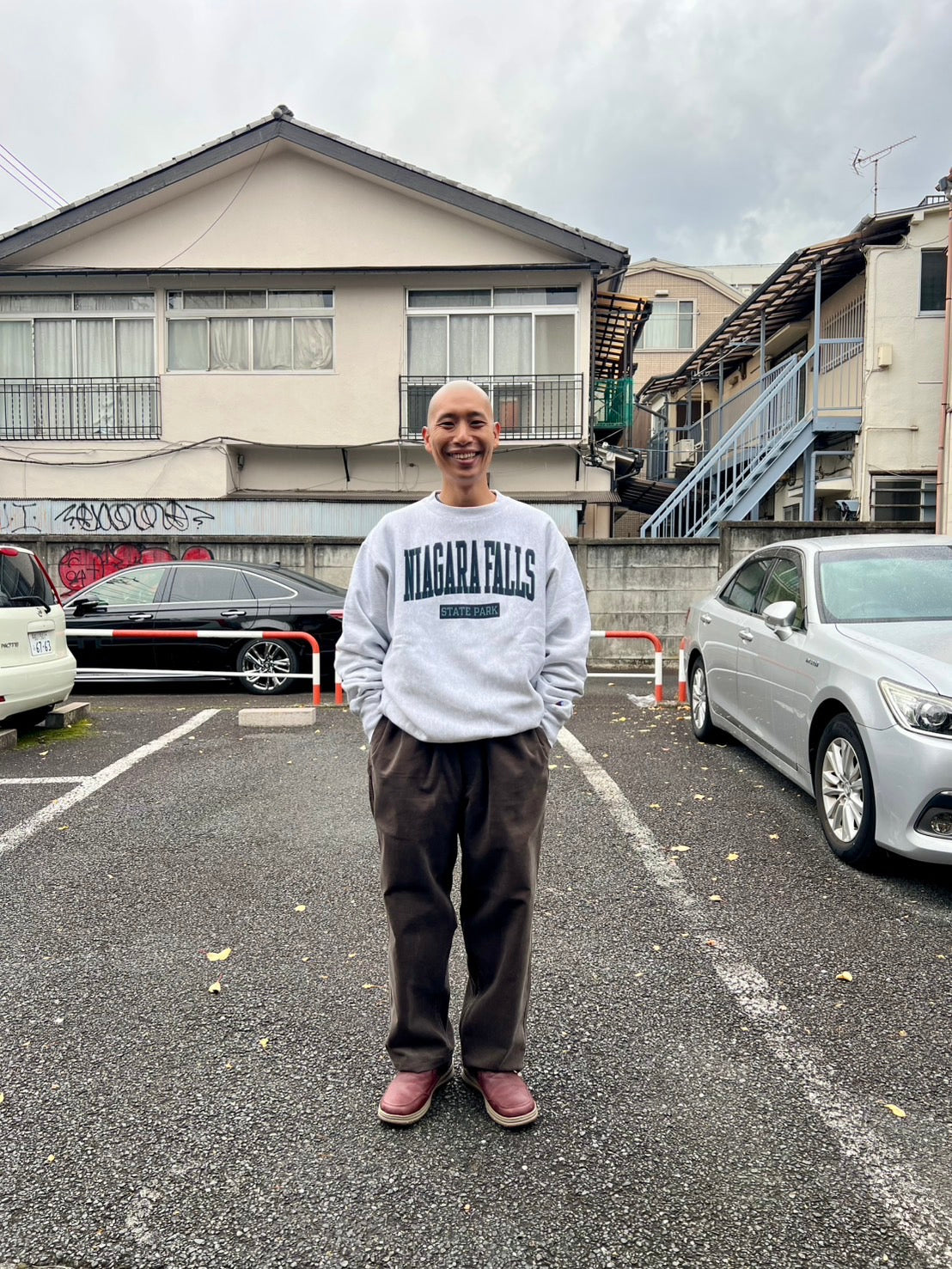 RELAX FIT №147 [ Corduroy easyslacks ] Color:Charcoal Gray【RELAX FIT_リラックスフィット】