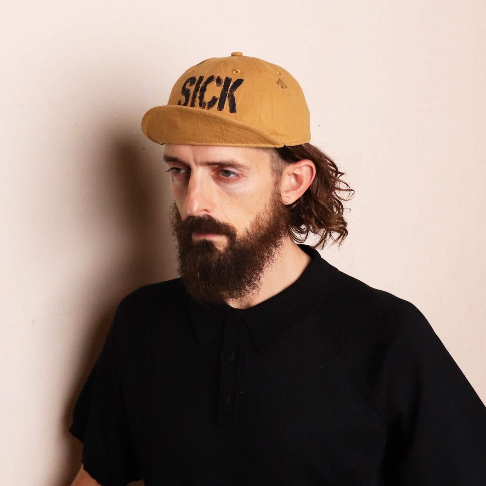 BICYCLE CAP – Beige / Indigo | ORIGINAL JOHN