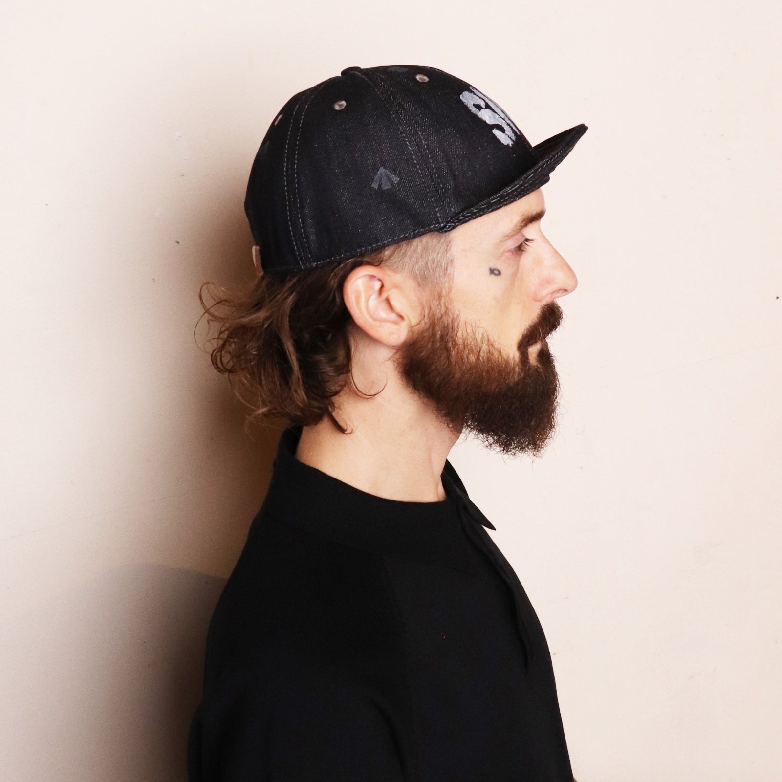 BICYCLE CAP – Beige / Indigo | ORIGINAL JOHN