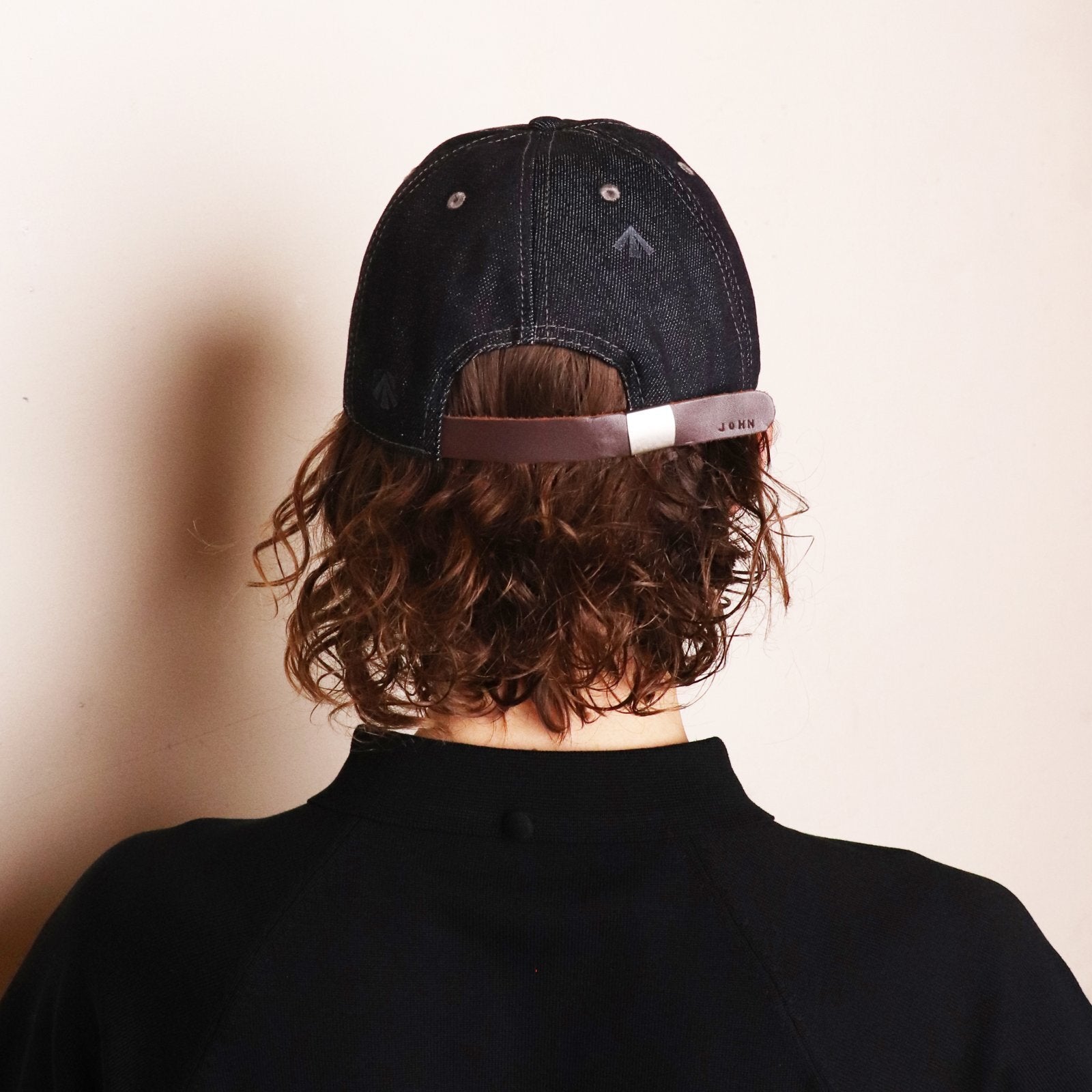 BICYCLE CAP – Beige / Indigo | ORIGINAL JOHN