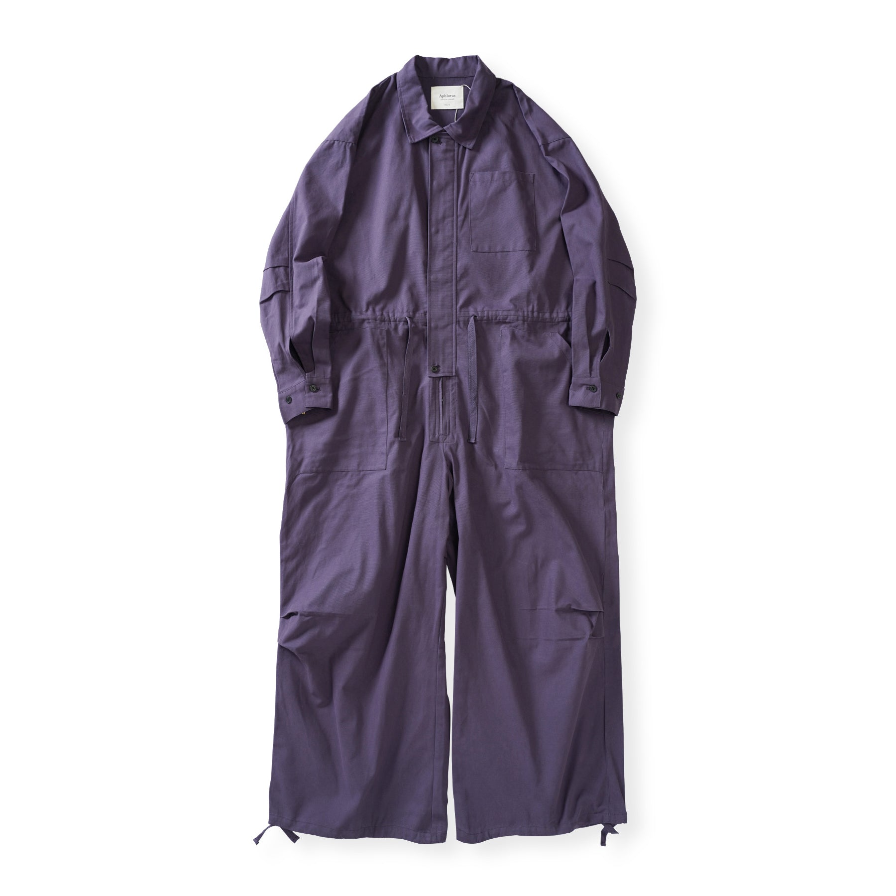 217160_Purple | Zip-Up 5-Pocket Military Jumpsuit | Color:Purple【APHLOTUS_アプロタス】