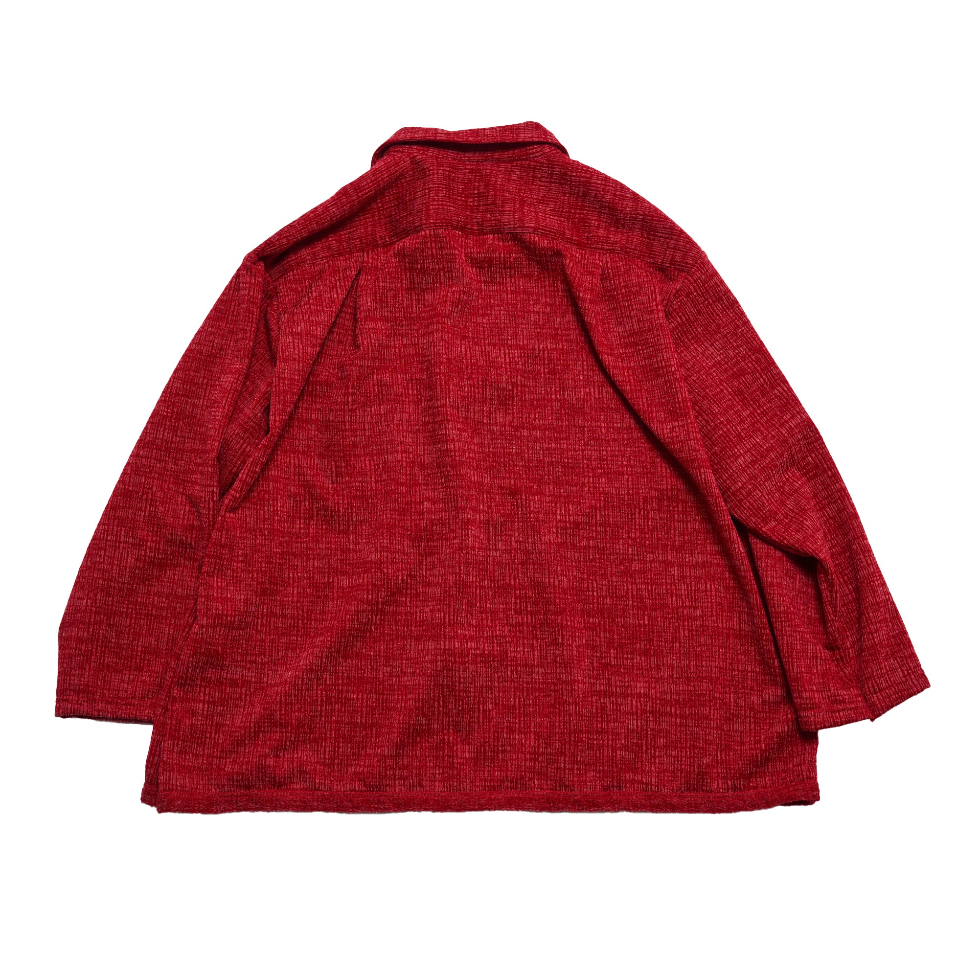 efmm-18_Red | China Knit Shirts | Color:Red【EFFECTEN_エフェクテン】【入荷予定アイテム・入荷連絡可能】