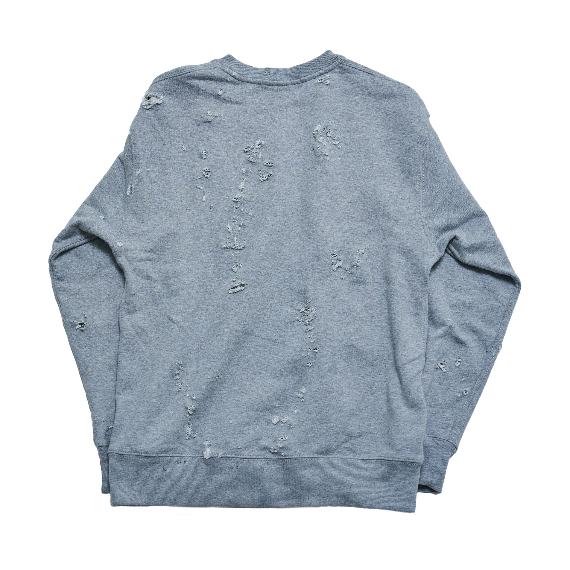 efmm-06_Gray | U Pacth Crust Sweat | Color:Gray【EFFECTEN_エフェクテン】【入荷予定アイテム・入荷連絡可能】