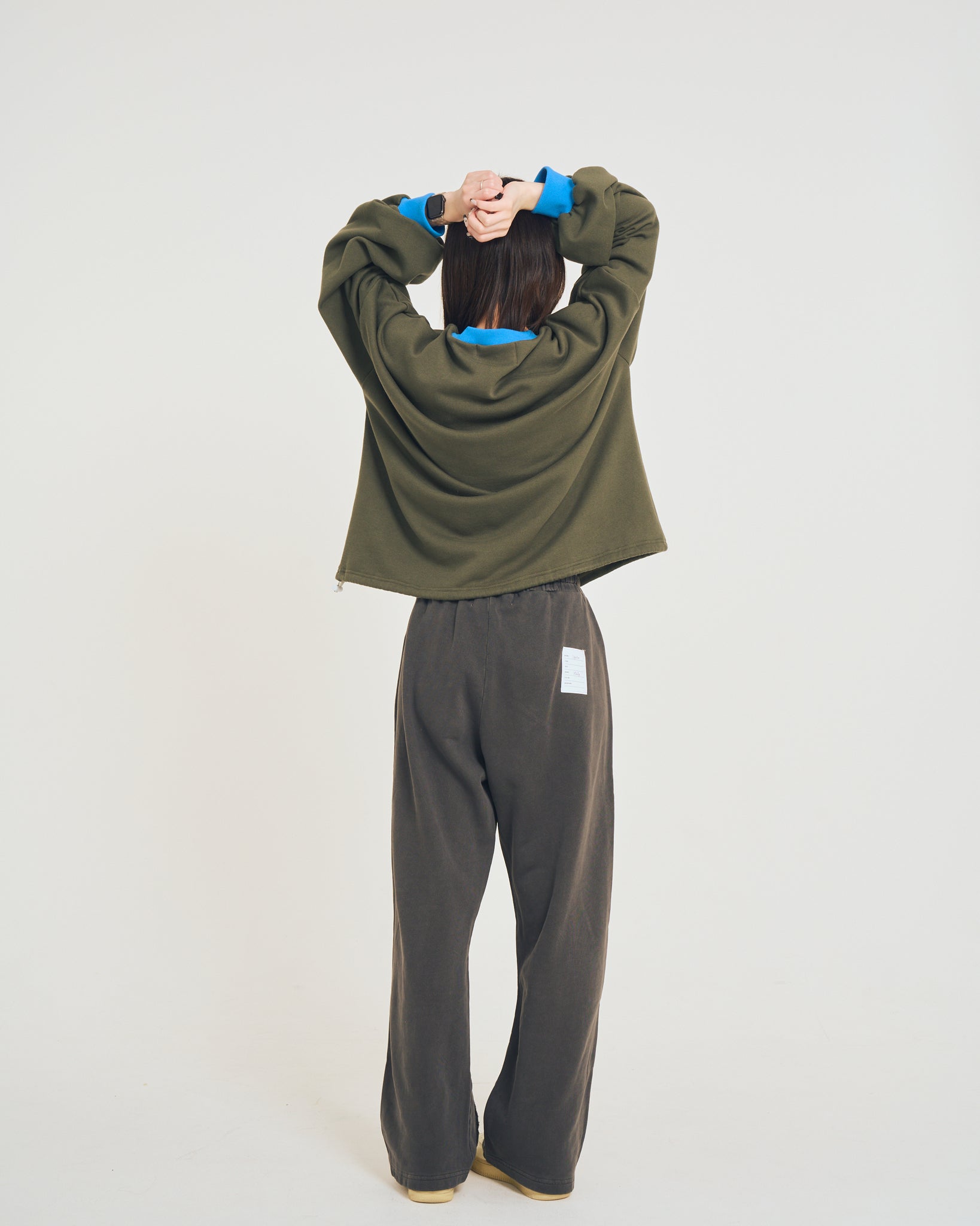 Wide easy sweat pants – Charcoal | EFFECTEN