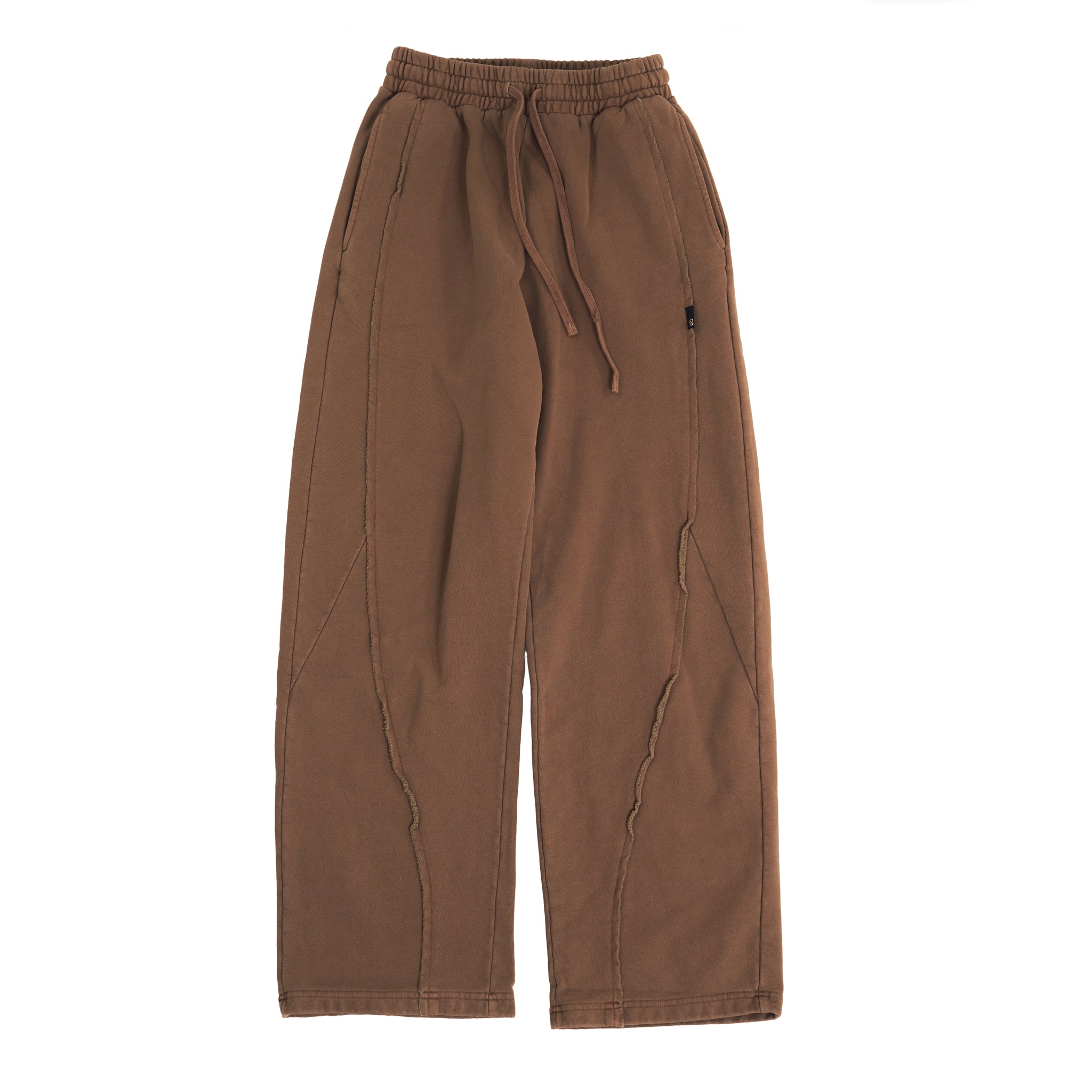 Wide easy sweat pants | Color_Camel | No_efsal-04_Camel【EFFECTEN_エフェクテン】【入荷予定アイテム・入荷連絡可能】