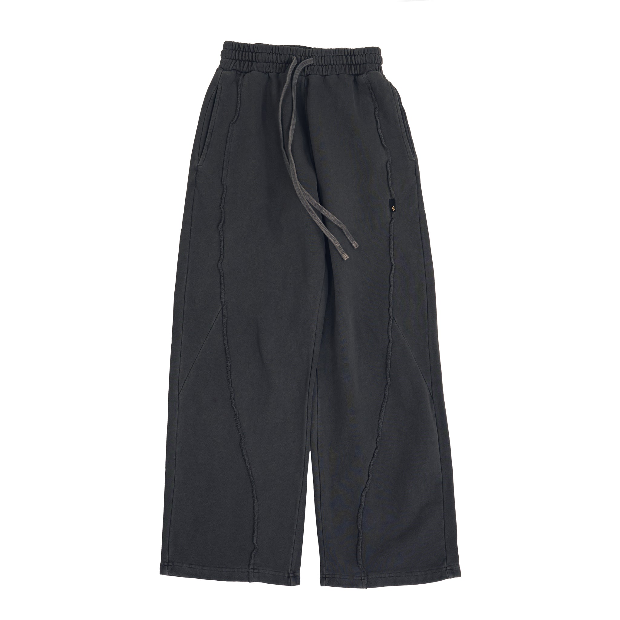 Wide easy sweat pants | Color_Charcoal | No_efsal-04_Charcoal【EFFECTEN_エフェクテン】【入荷予定アイテム・入荷連絡可能】