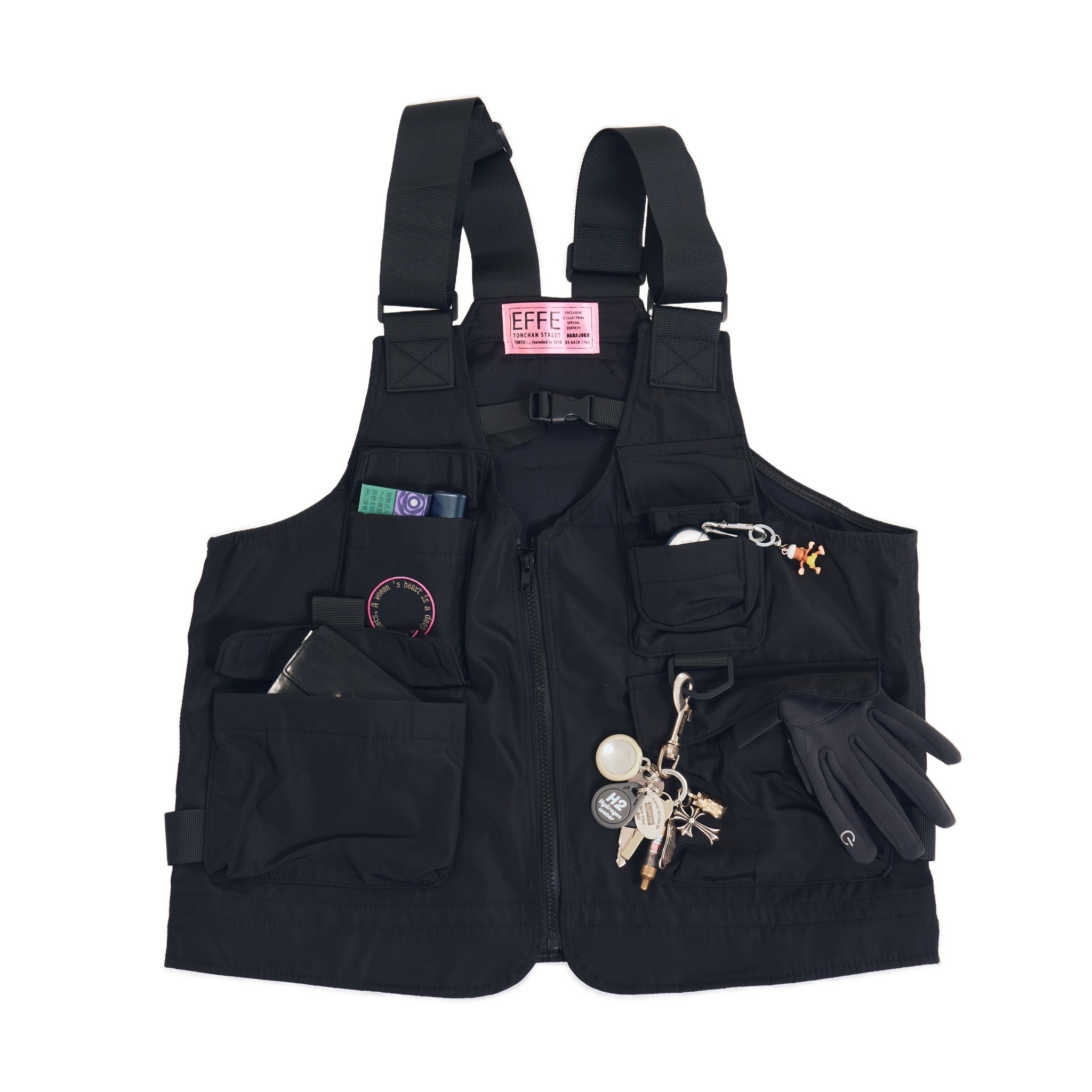 Utility 2way game vest – Black | EFFECTEN