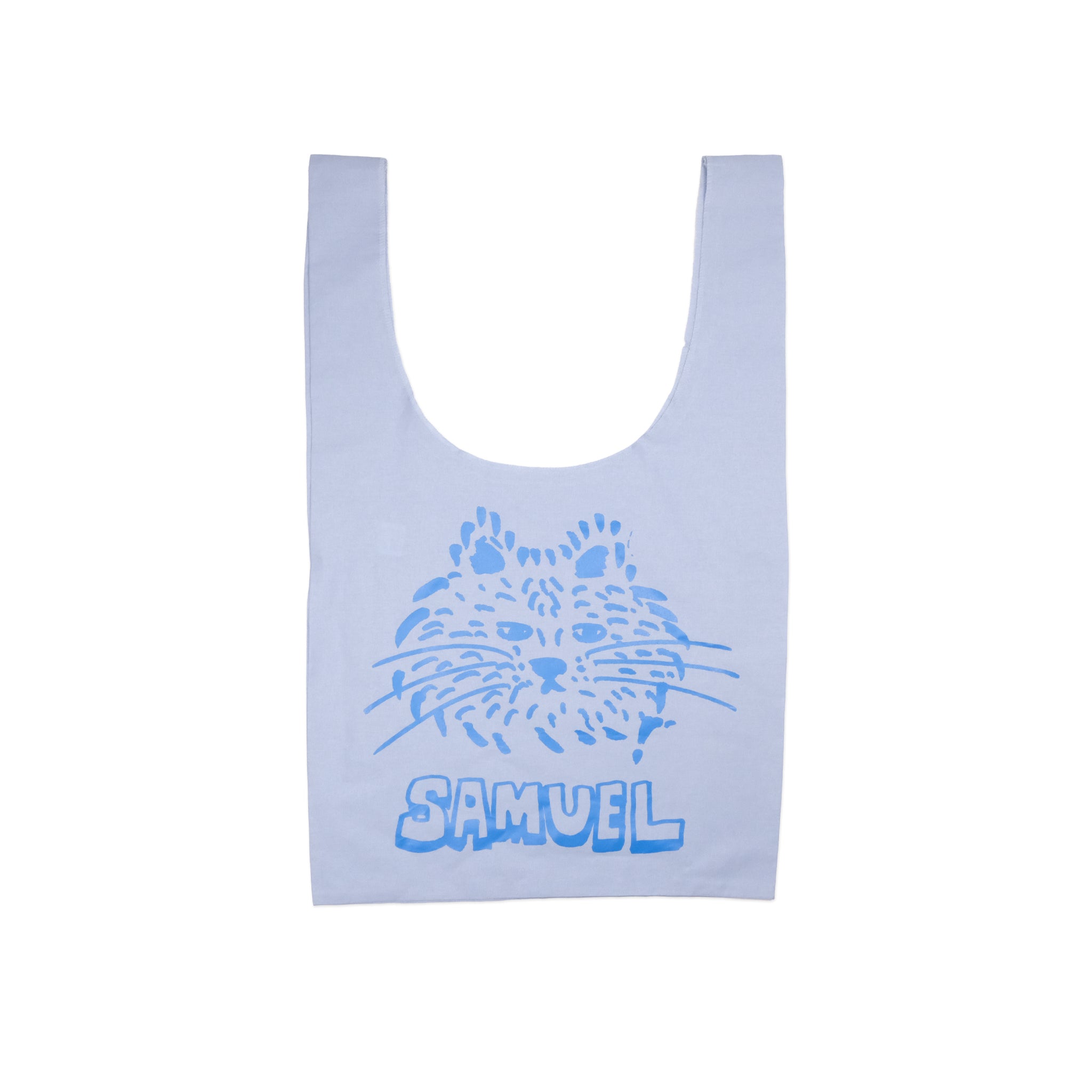 SAMUEL × SHIMAO MAHO CAT FACE MARCHE BAG | Color:SAX BLUE / WINE RED / BLACK | S-25AW-SM-004【SAMUEL_サミュエル】 【ネコポス選択可能】