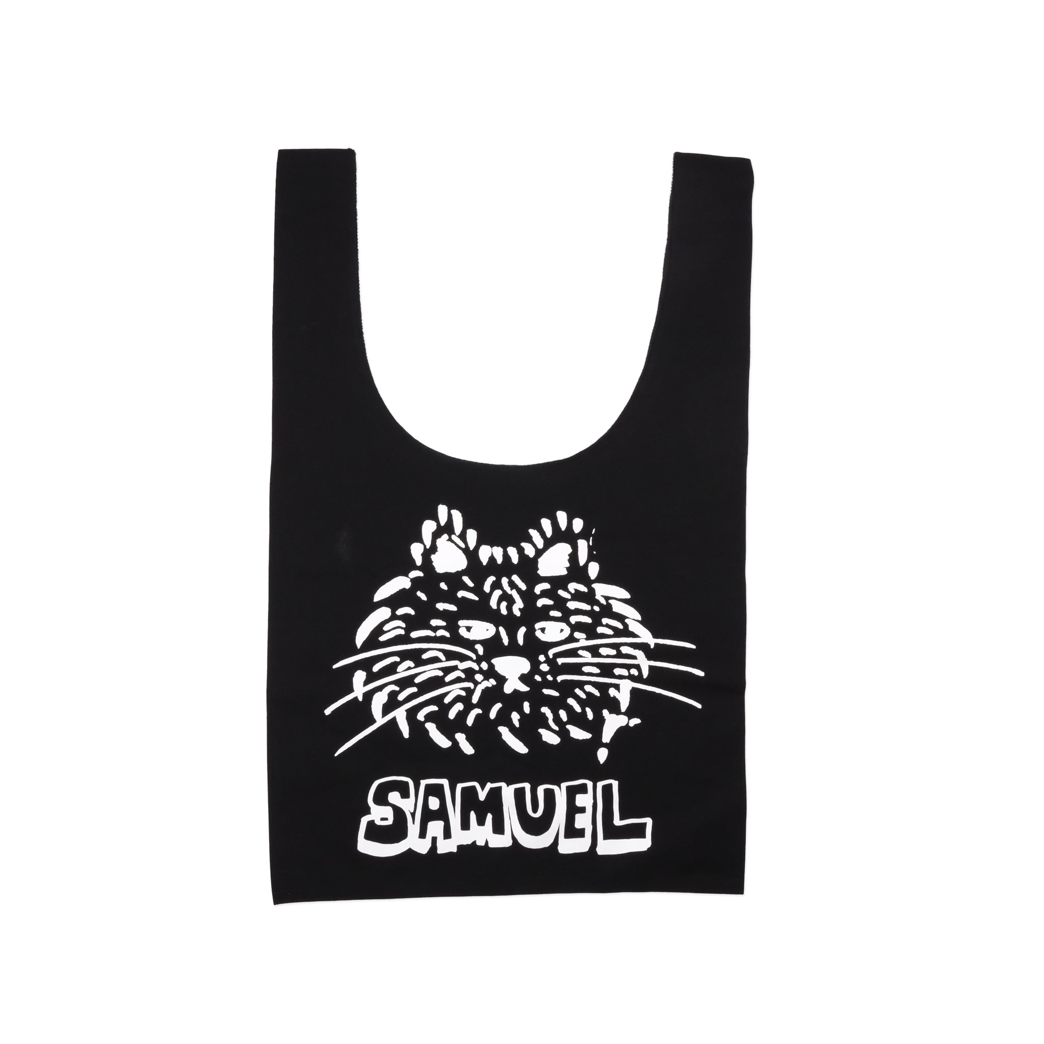 SAMUEL × SHIMAO MAHO CAT FACE MARCHE BAG | Color:SAX BLUE / WINE RED / BLACK | S-25AW-SM-004【SAMUEL_サミュエル】 【ネコポス選択可能】