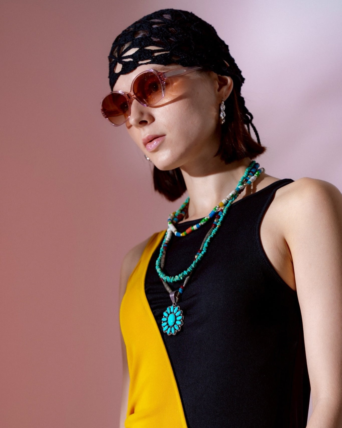 アシンメトリーRIBカットドレス – Bicolor | 26SS-SPW-09_Bicolor | AMBERGLEAM