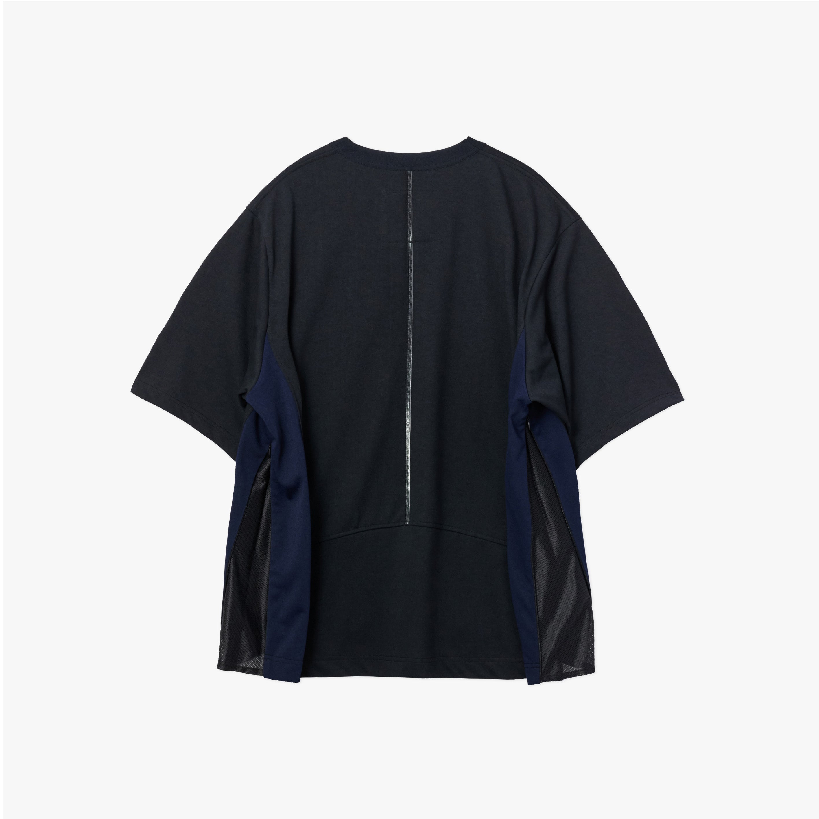_270 ベンチレーションTEE S/S – Black × Navy | UNTRACE