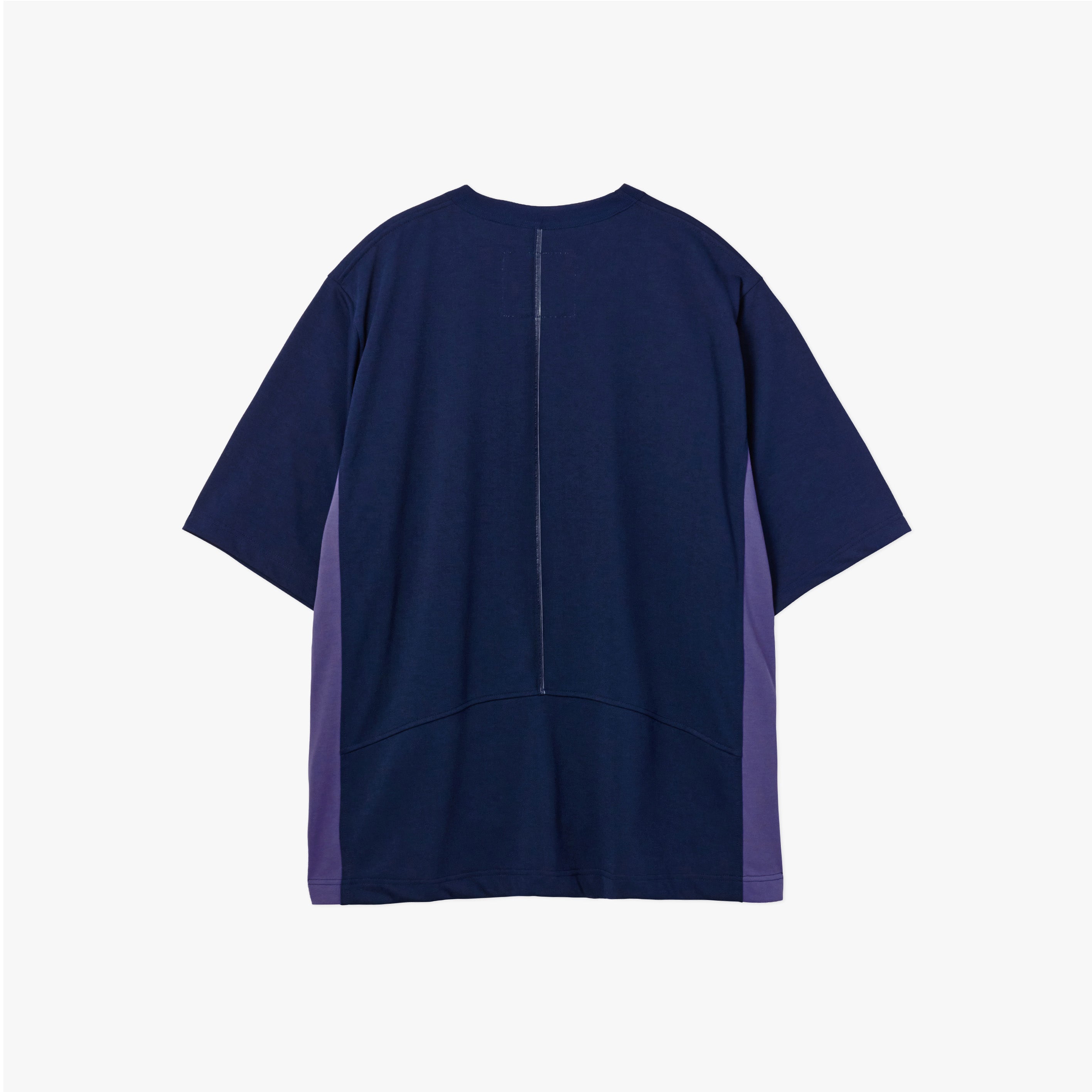 【タグ付】UNTRACE アントレース テック Tシャツ 定番 UN-001 _270 ベンチレーションTEE S/S – Navy × Purple | UNTRACE
