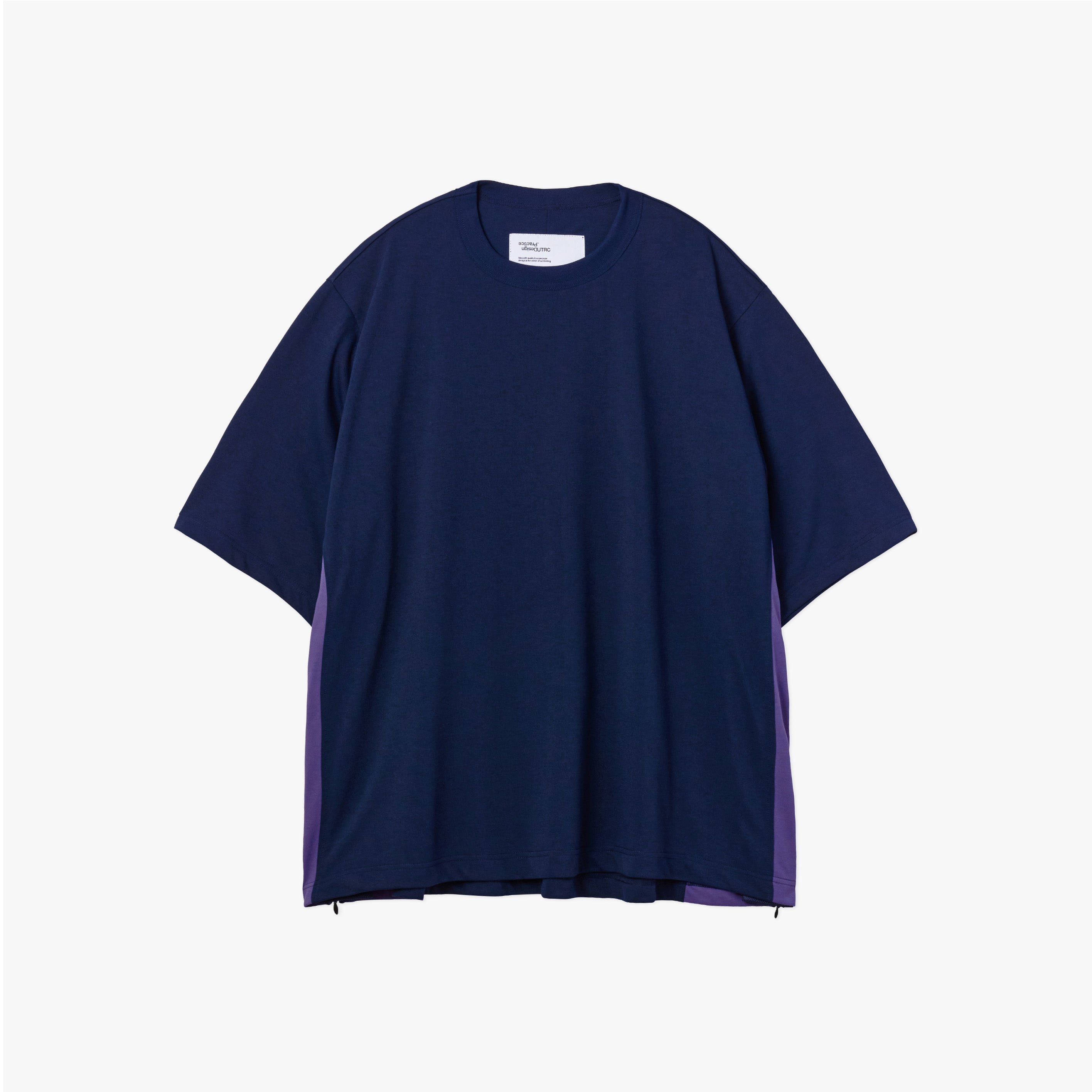 _270 ベンチレーションTEE S/S – Navy × Purple | UNTRACE