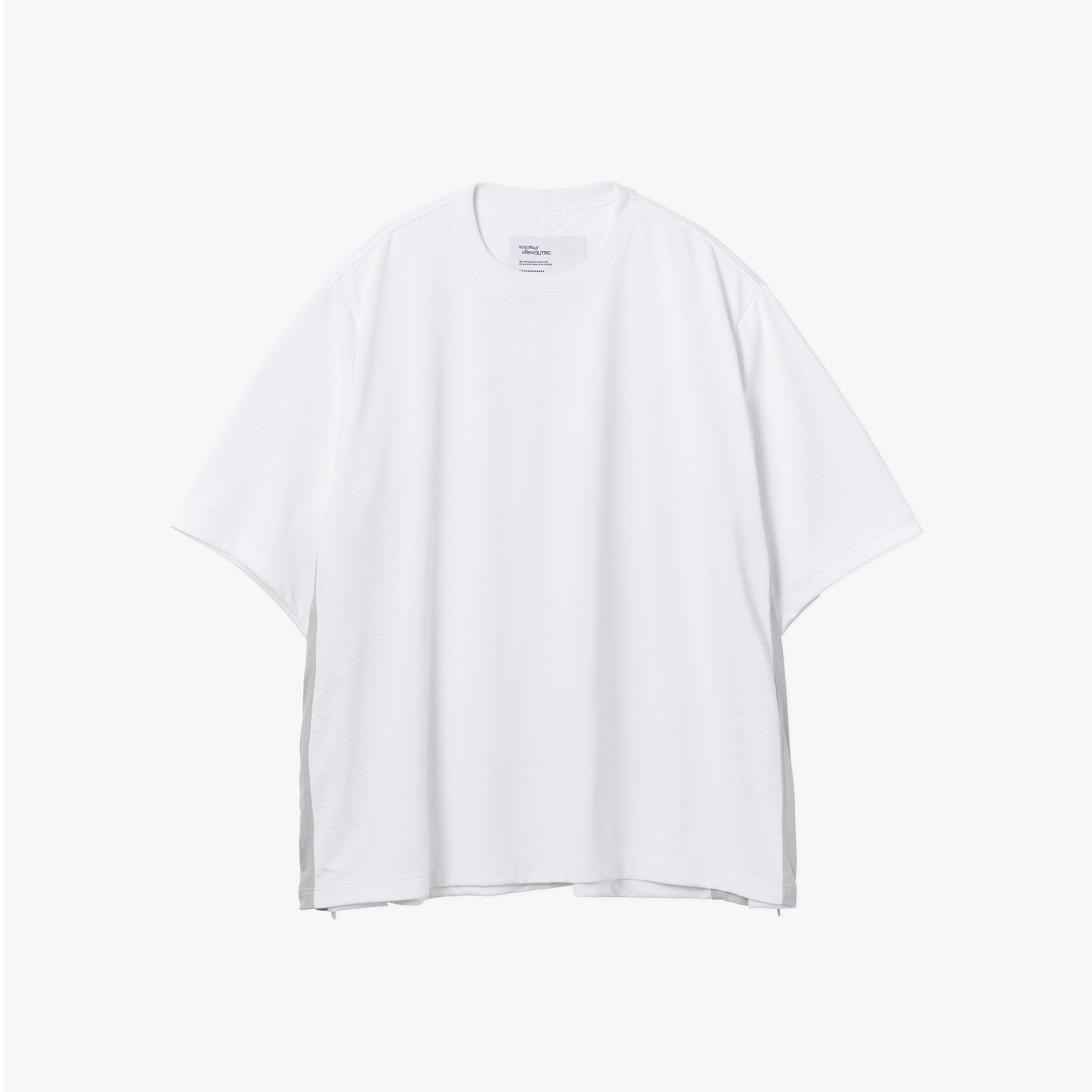 _270 ベンチレーションTEE S/S – White × Gray | UNTRACE