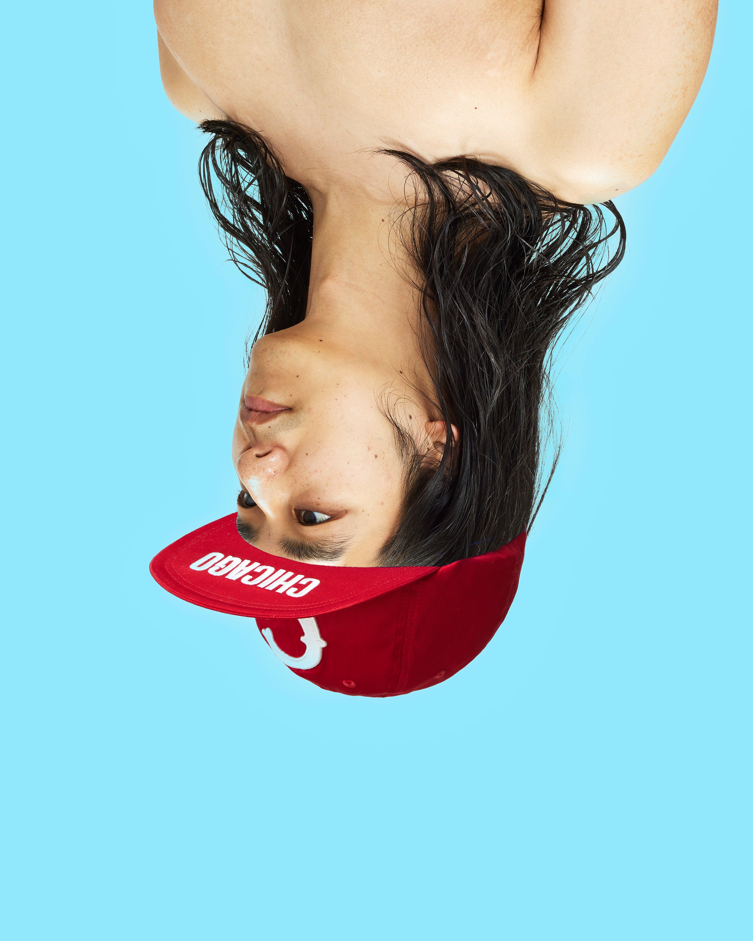 BAP / CHICAGO Baseball BagCap / Color_Red - Bag : Blue