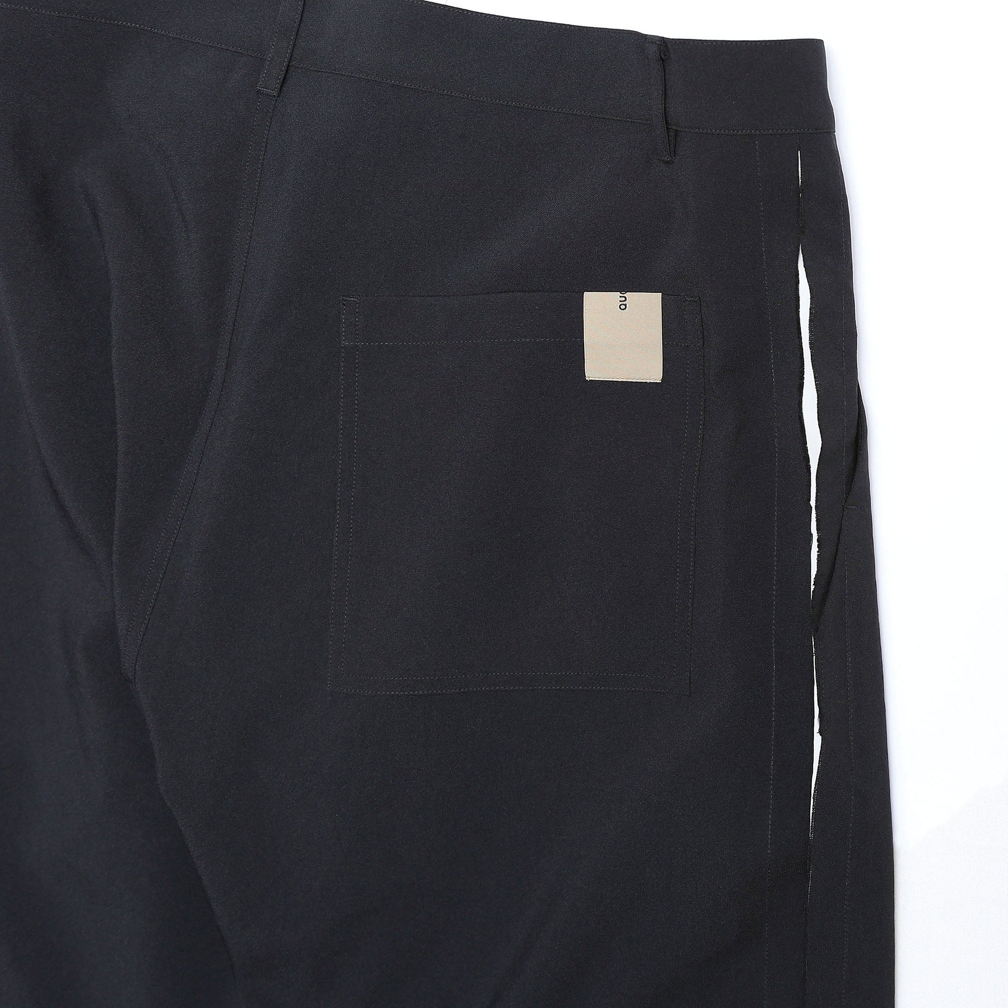 untrad pants | Color_Black-White | No_901t-1902_Black-White【QUOLT_クオルト】