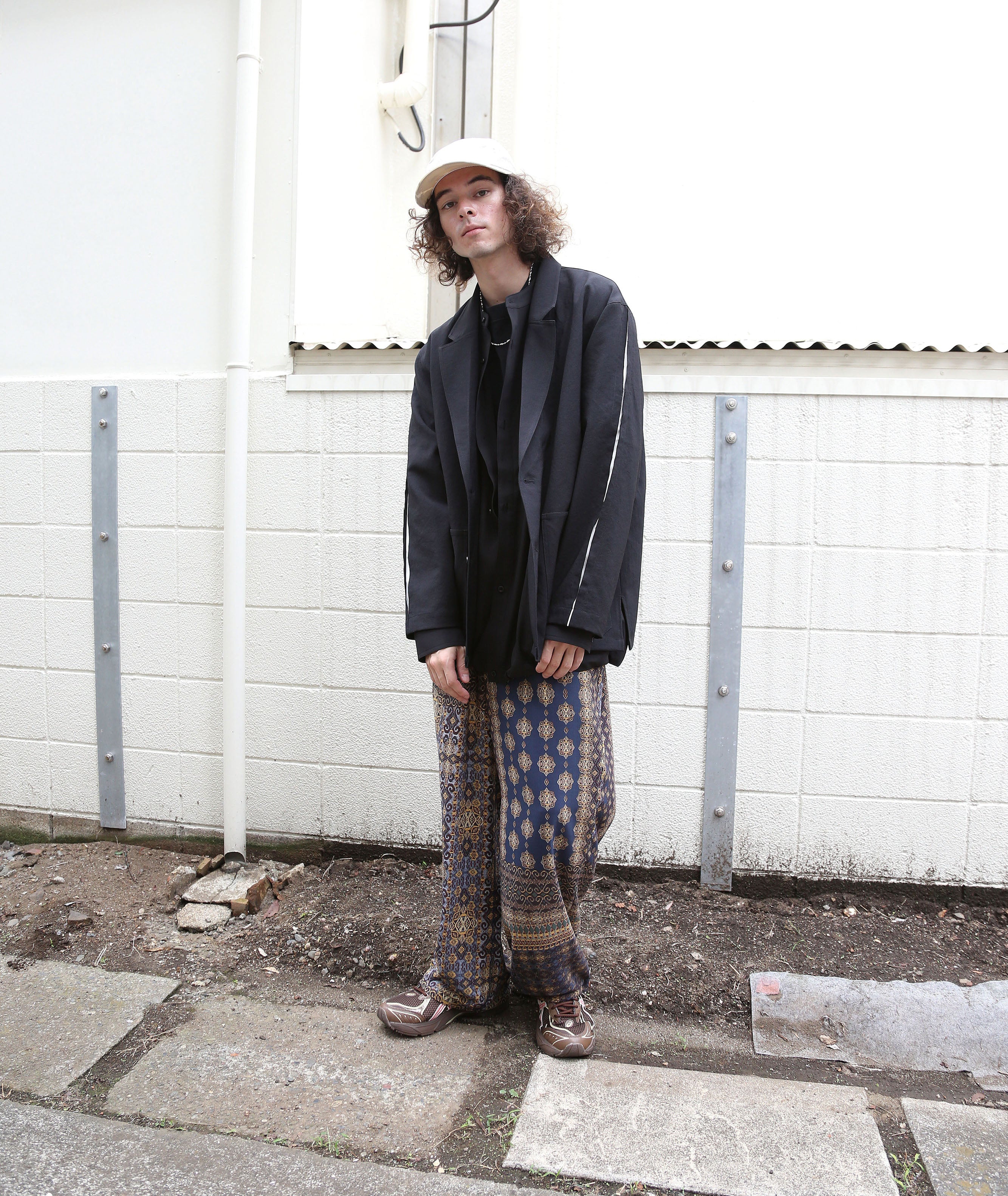 untrad jacket | Color_Black-White | No_901t-1901_Black-White【QUOLT_クオルト】