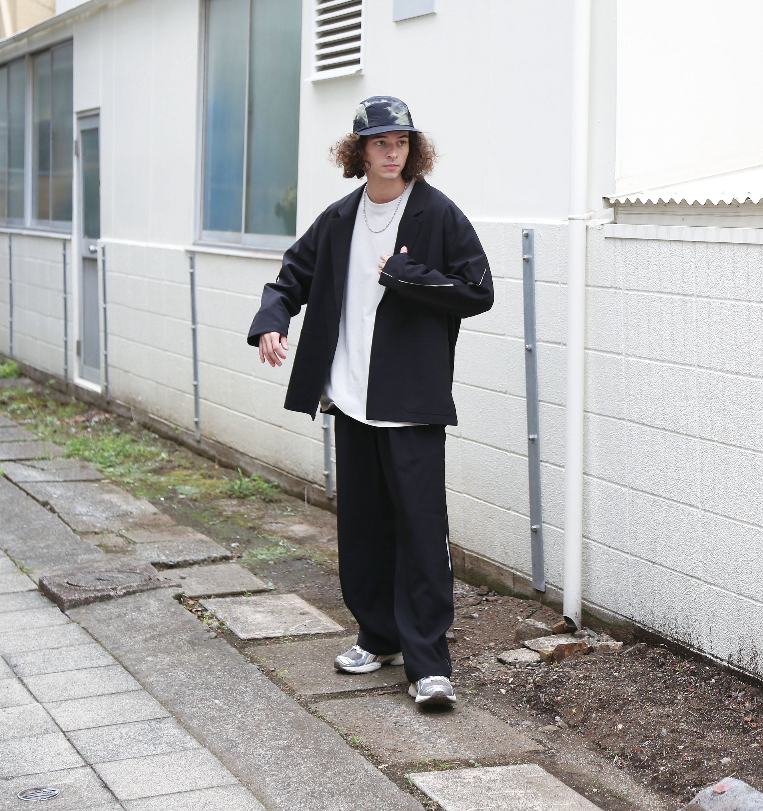untrad jacket | Color_Black-White | No_901t-1901_Black-White【QUOLT_クオルト】