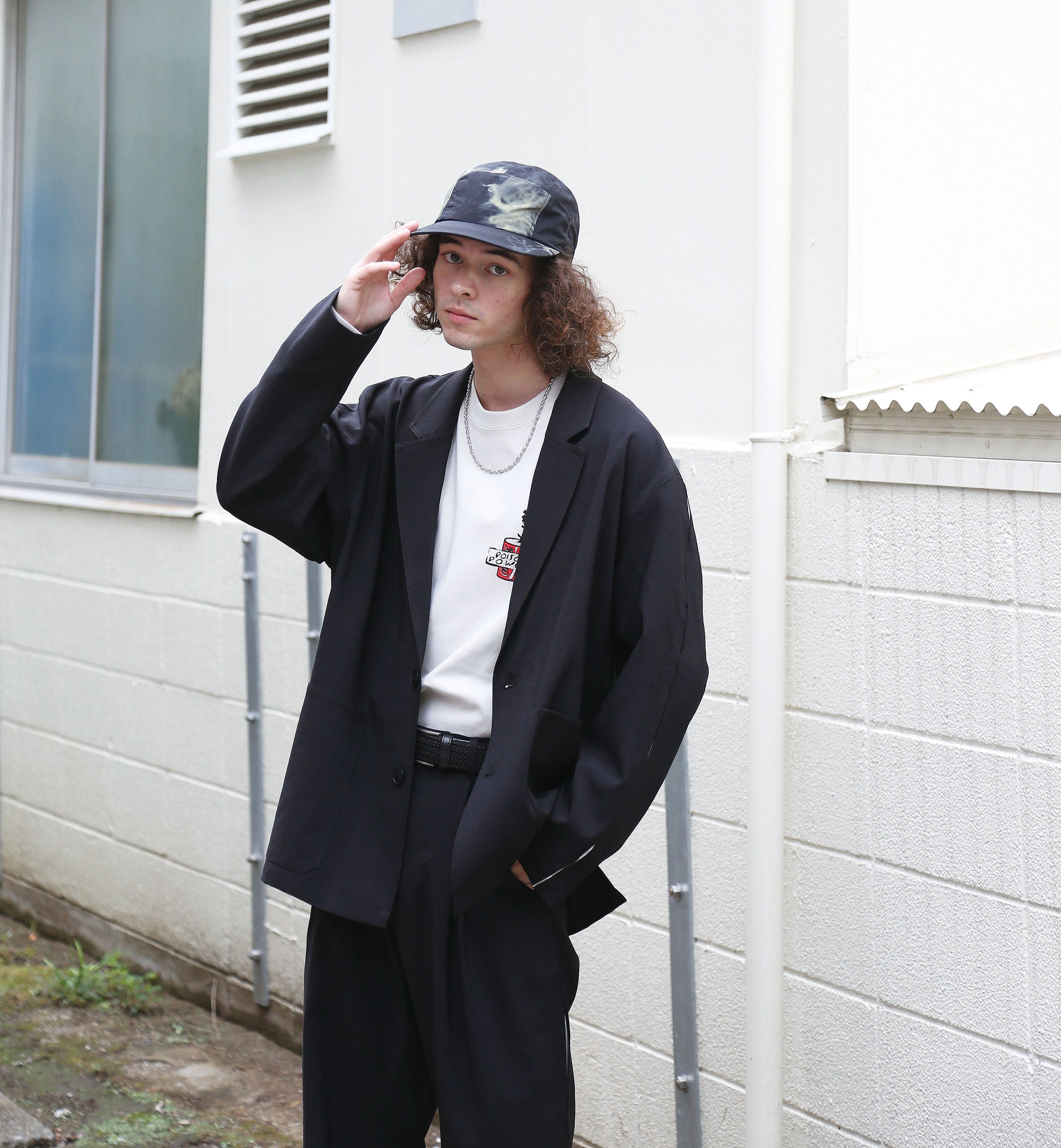 untrad jacket | Color_Black-White | No_901t-1901_Black-White【QUOLT_クオルト】
