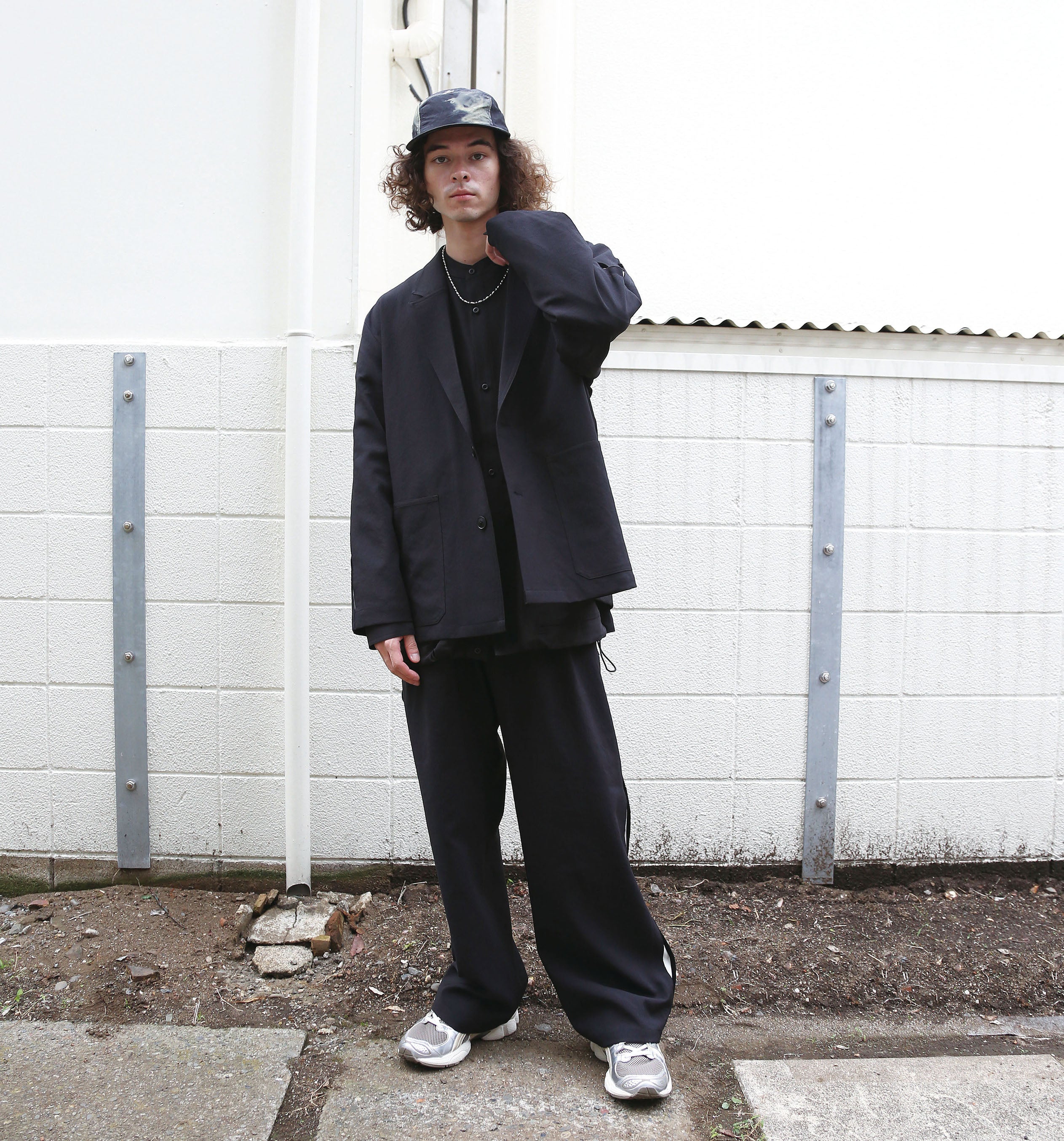 untrad pants | Color_Black-White | No_901t-1902_Black-White【QUOLT_クオルト】