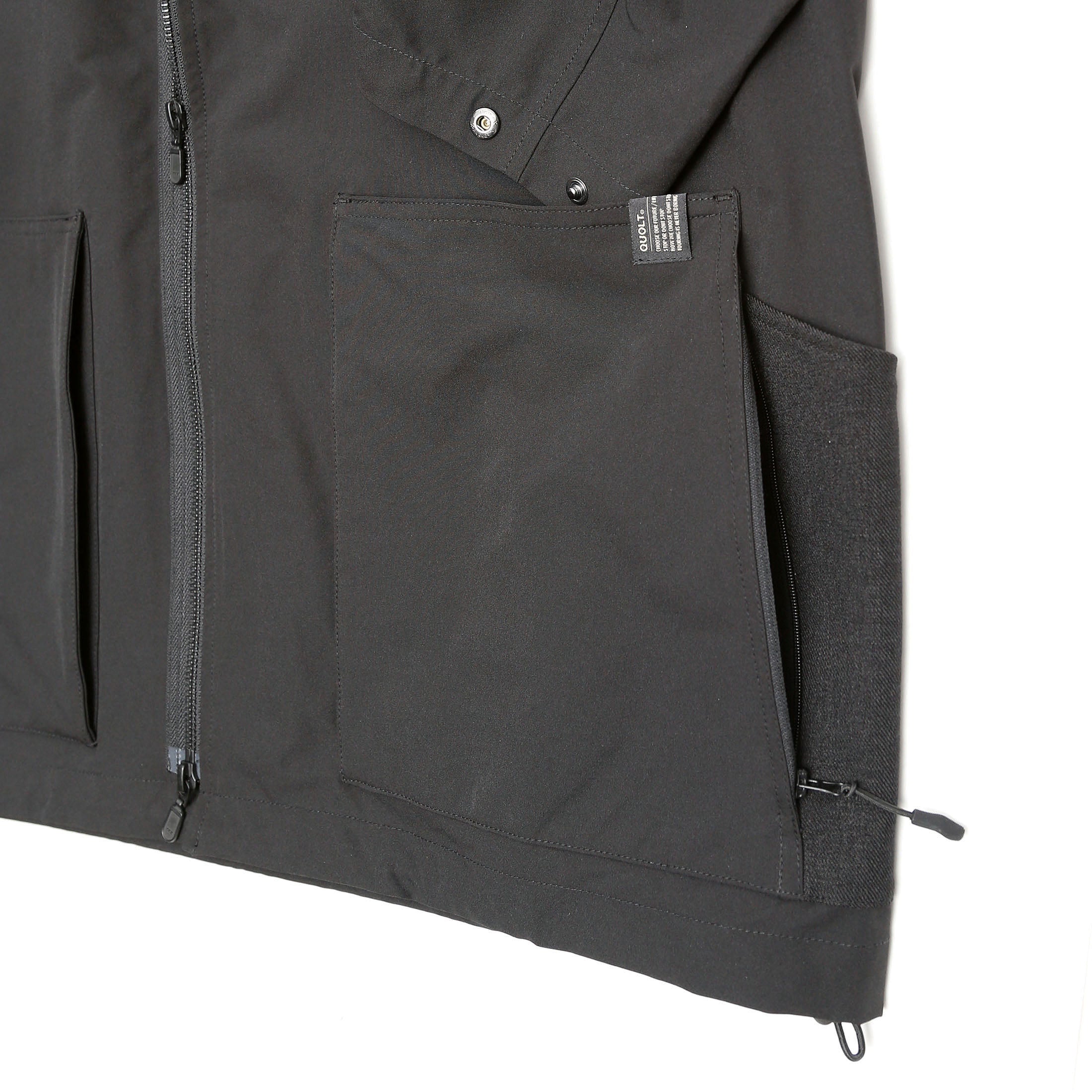 901T-1786 | BERG-6P JACKET  | Color:Black  |【QUOLT_クオルト】