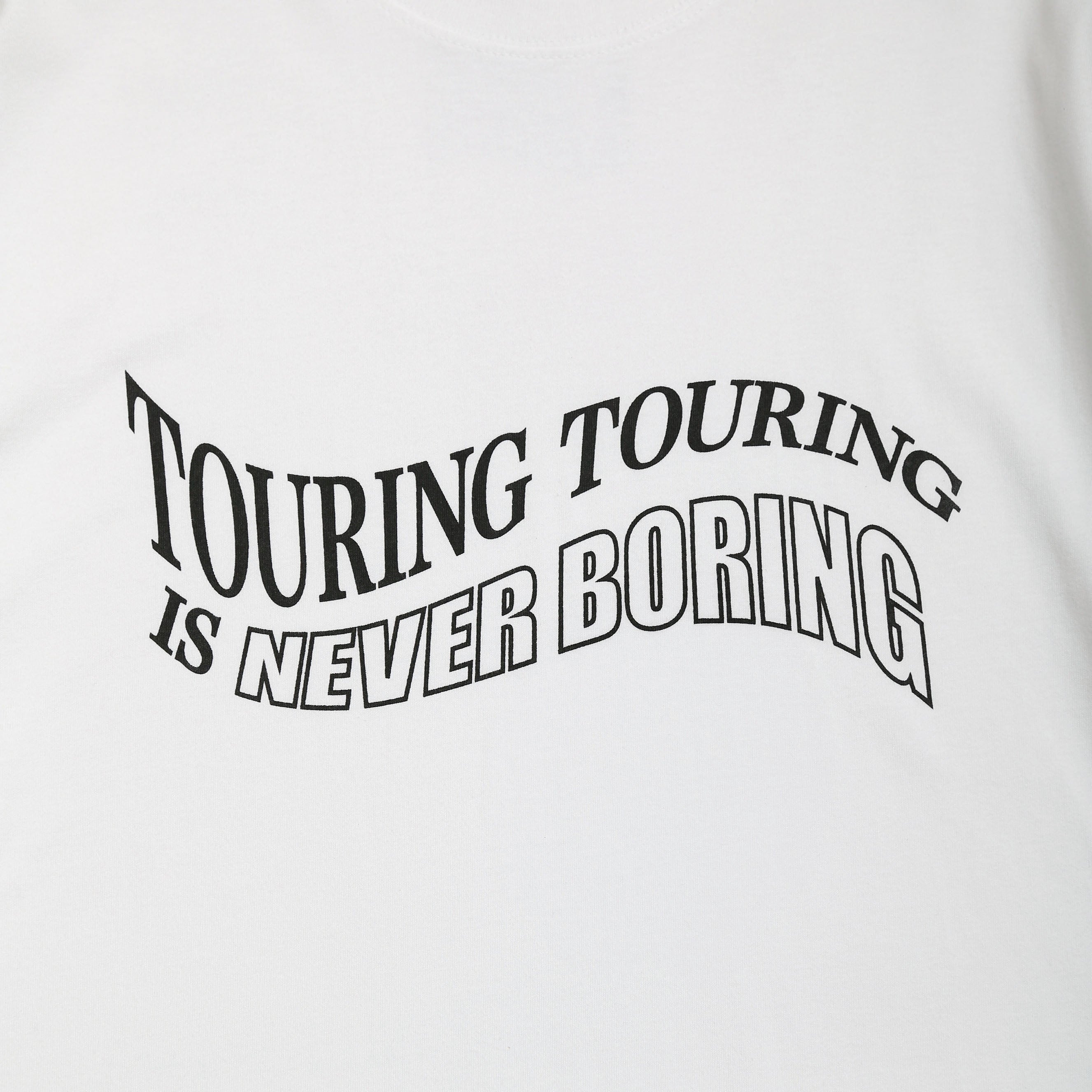 No:901T-1700 | Name:TOURING TEE  | Color:Sumi-Kuro/White  |【QUOLT_クオルト】【ネコポス選択可能】