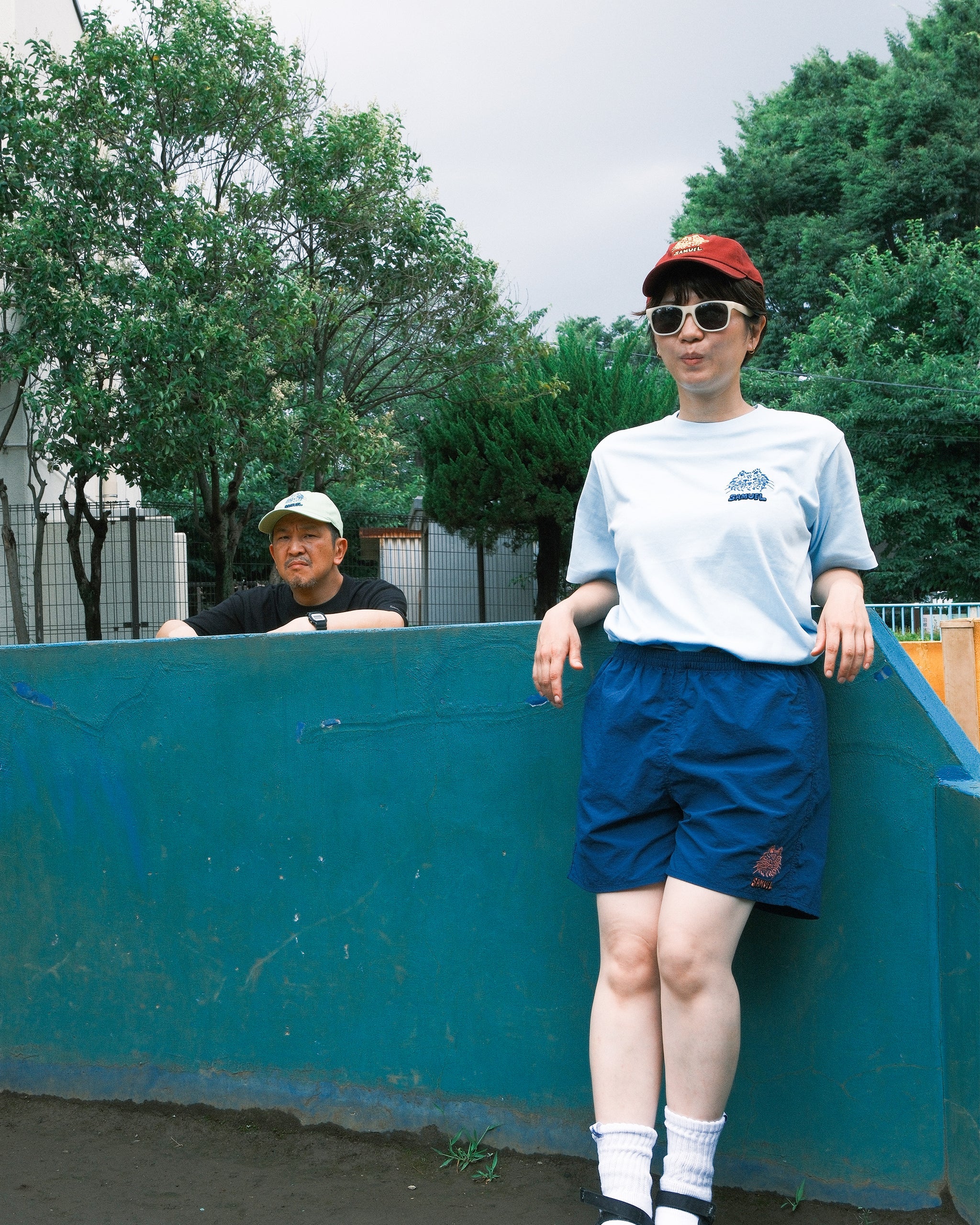 SAMUEL × SHIMAO MAHO CAT FACE CAP | Color:Black/Burgundy/Lime Green/Beige | S-25ss-H-003【SAMUEL_サミュエル】